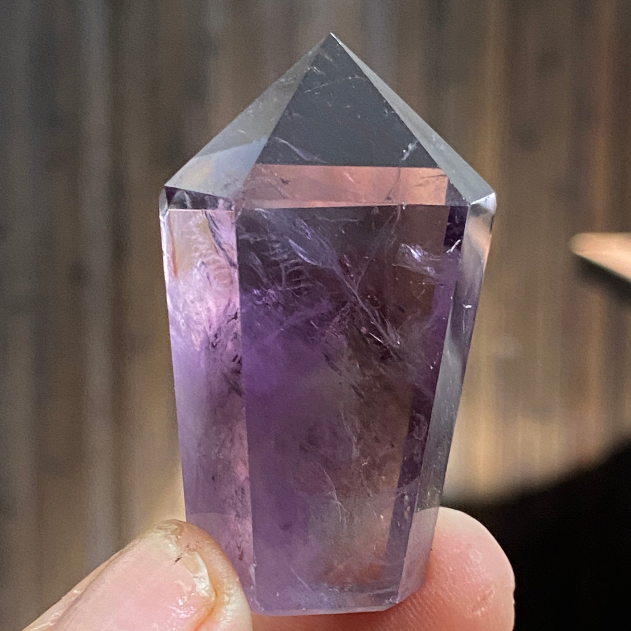 Smoky Amethyst Standing Point - Brazil