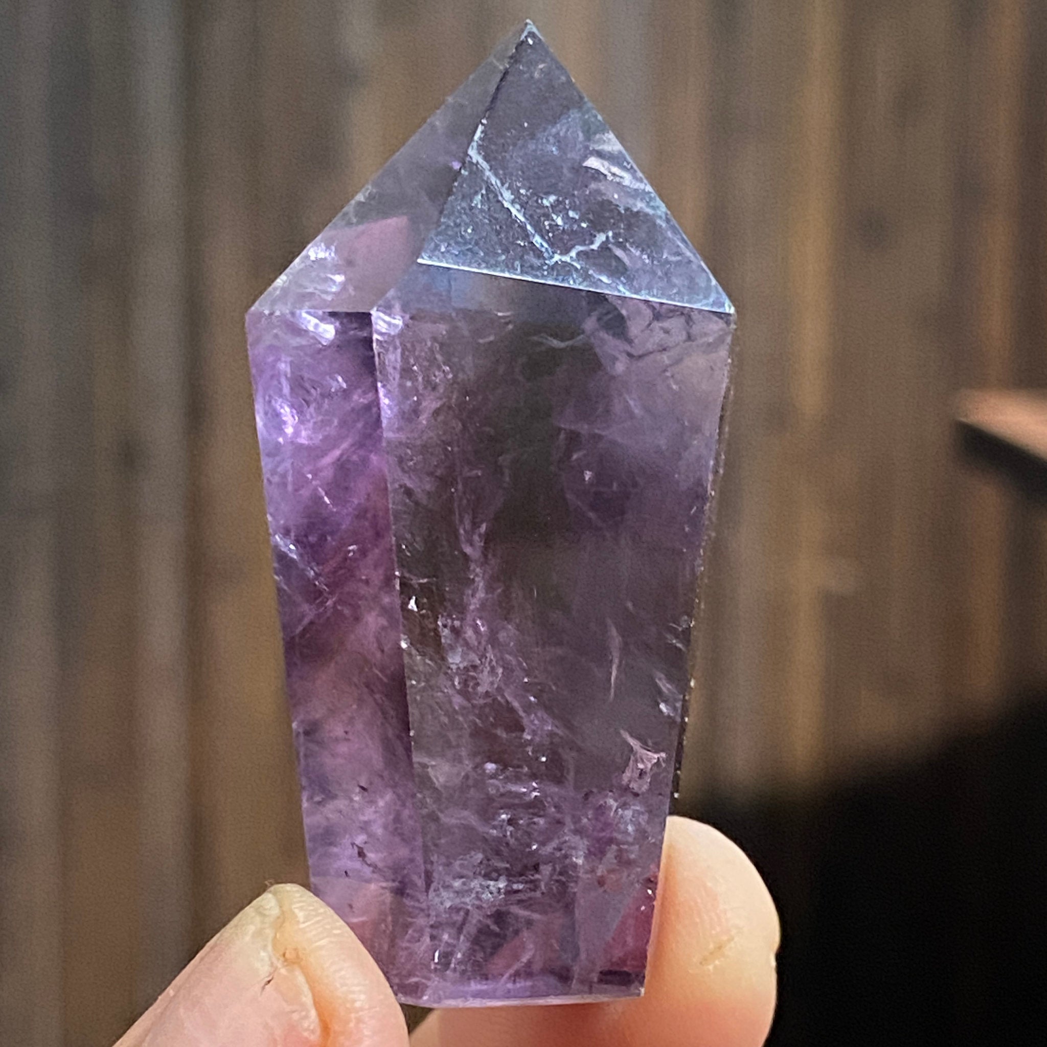 Smoky Amethyst Standing Point - Brazil