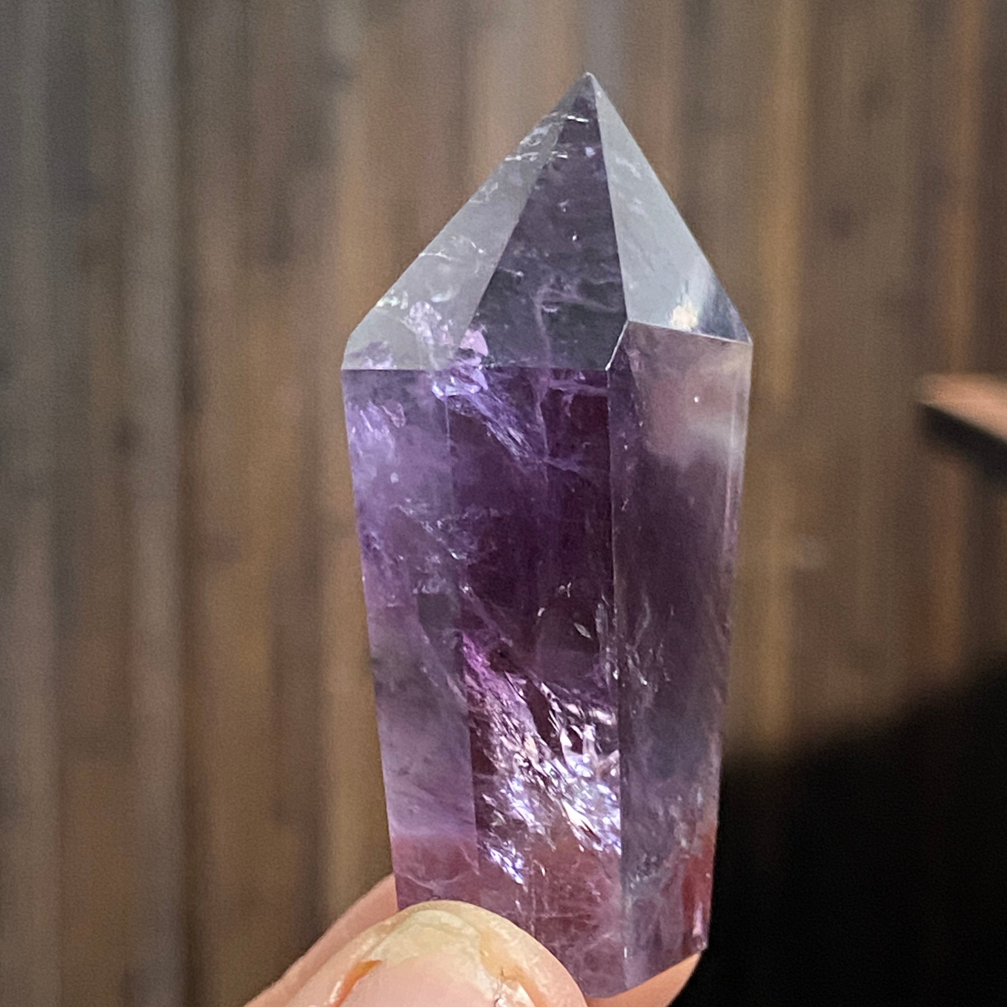 Smoky Amethyst Standing Point - Brazil