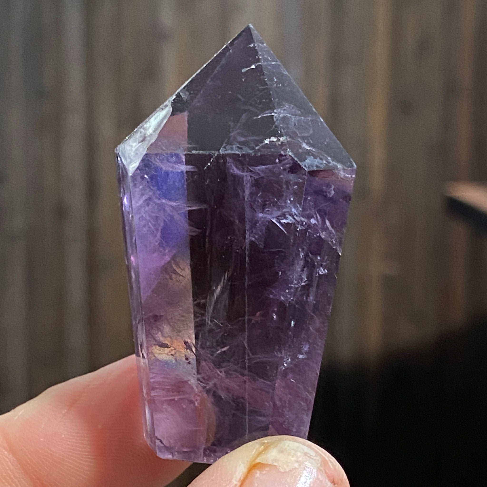 Smoky Amethyst Standing Point - Brazil