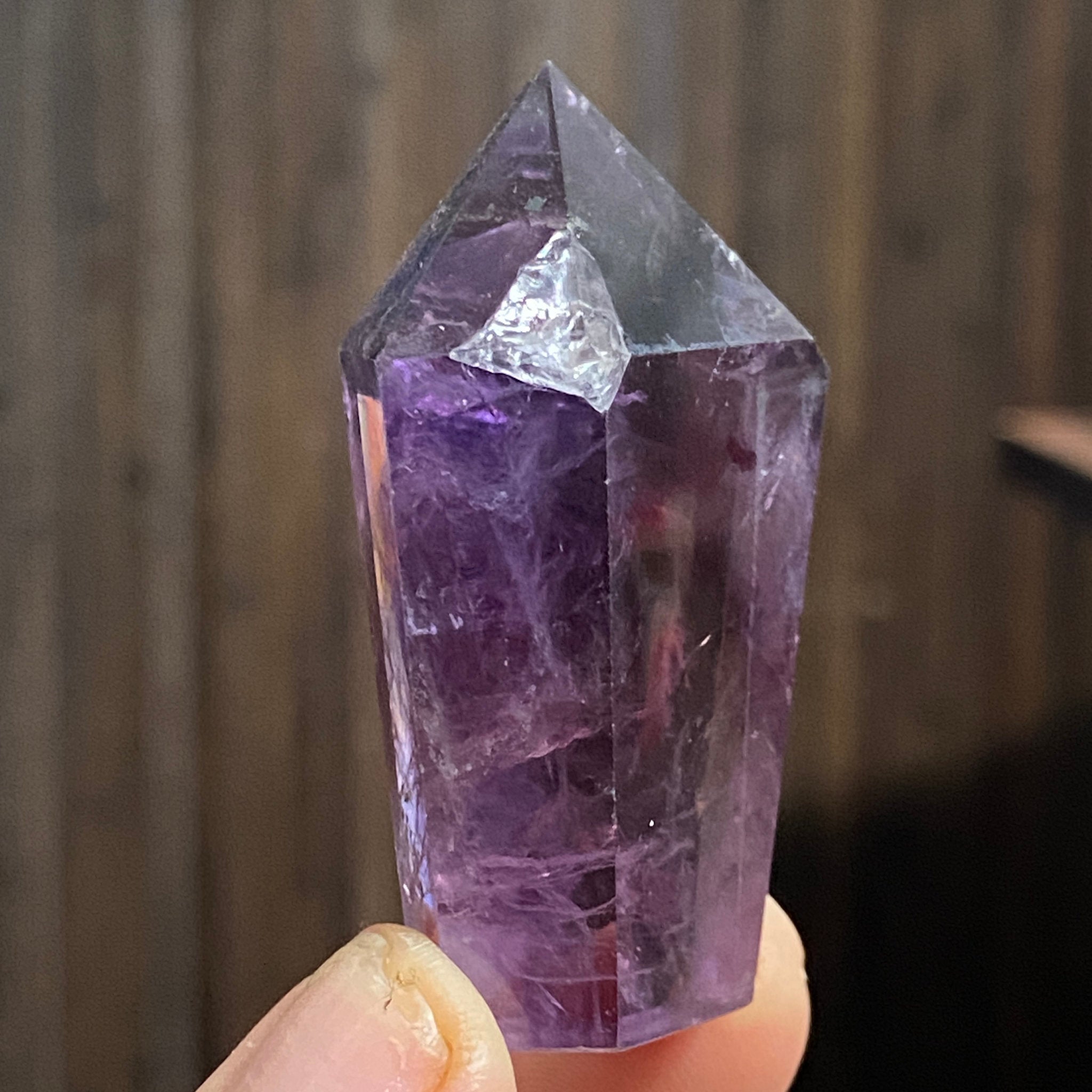 Smoky Amethyst Standing Point - Brazil