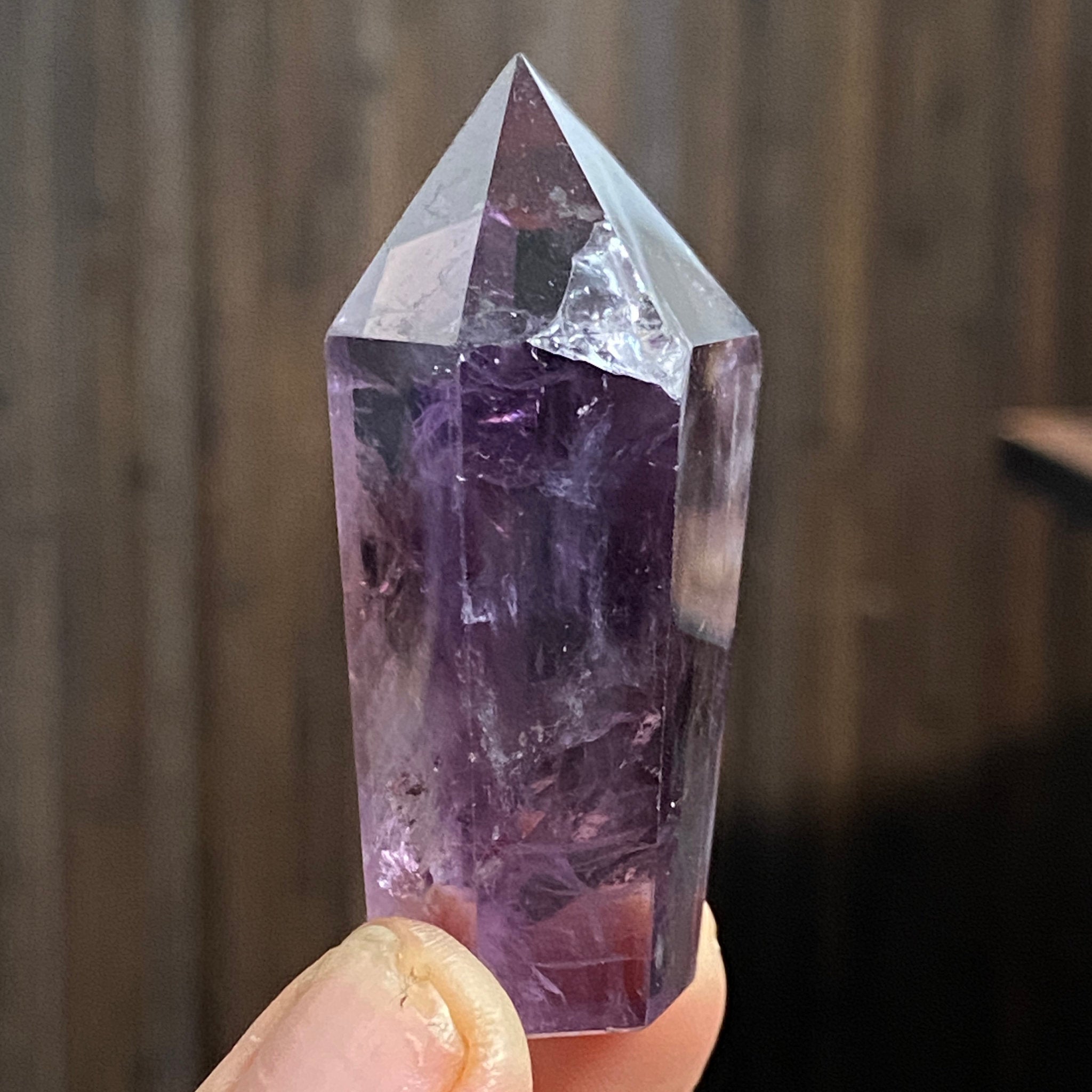 Smoky Amethyst Standing Point - Brazil