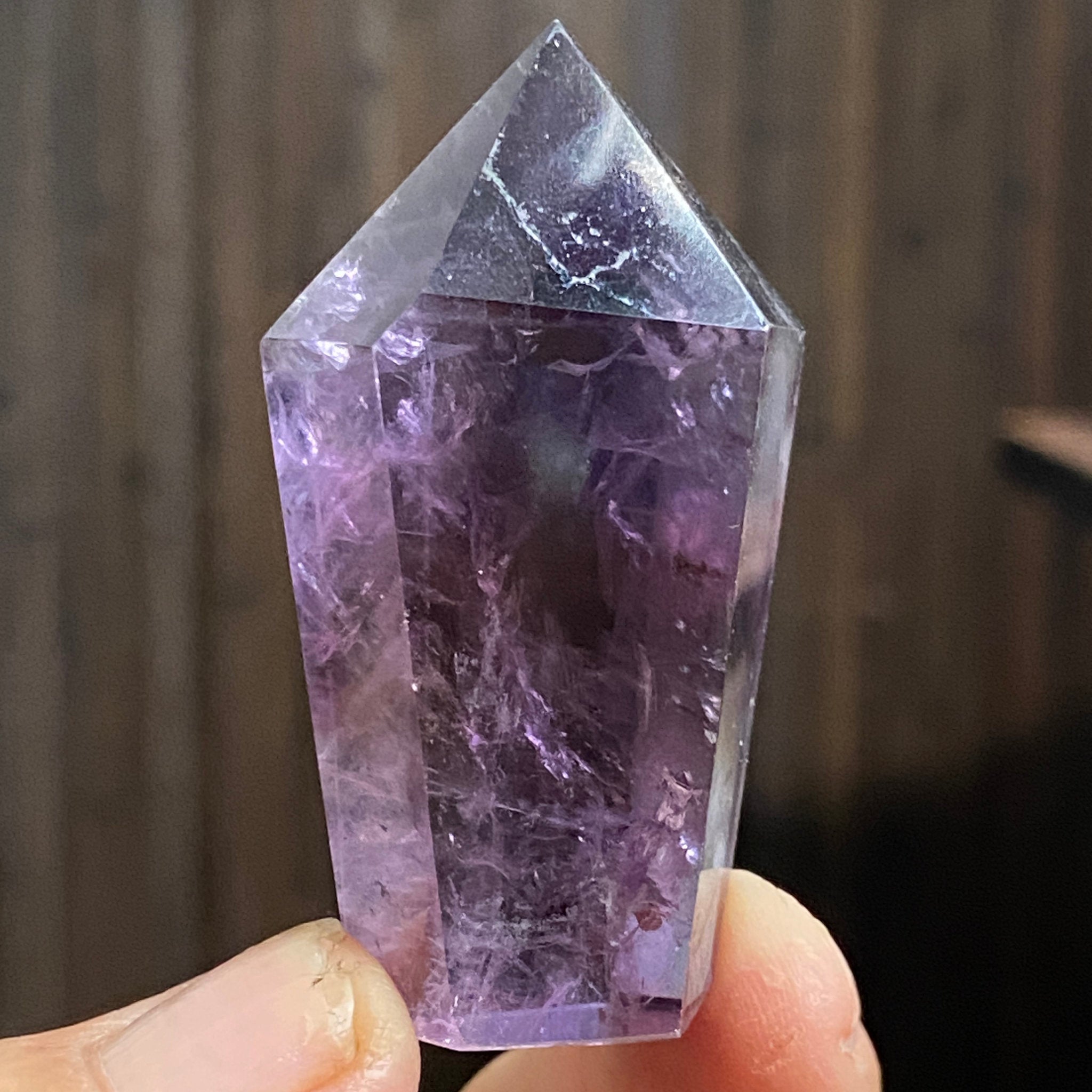 Smoky Amethyst Standing Point - Brazil