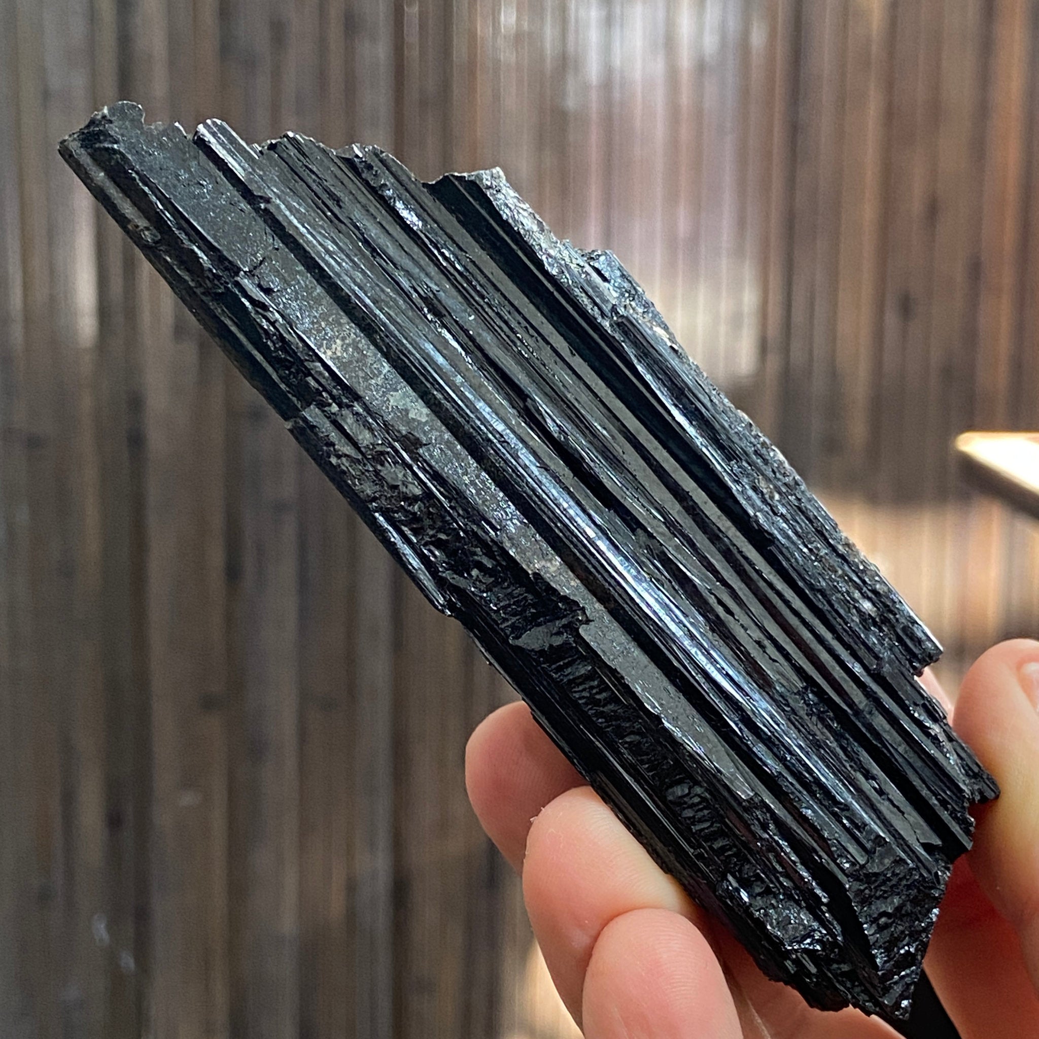 Large natural Black Tourmaline from Brazil