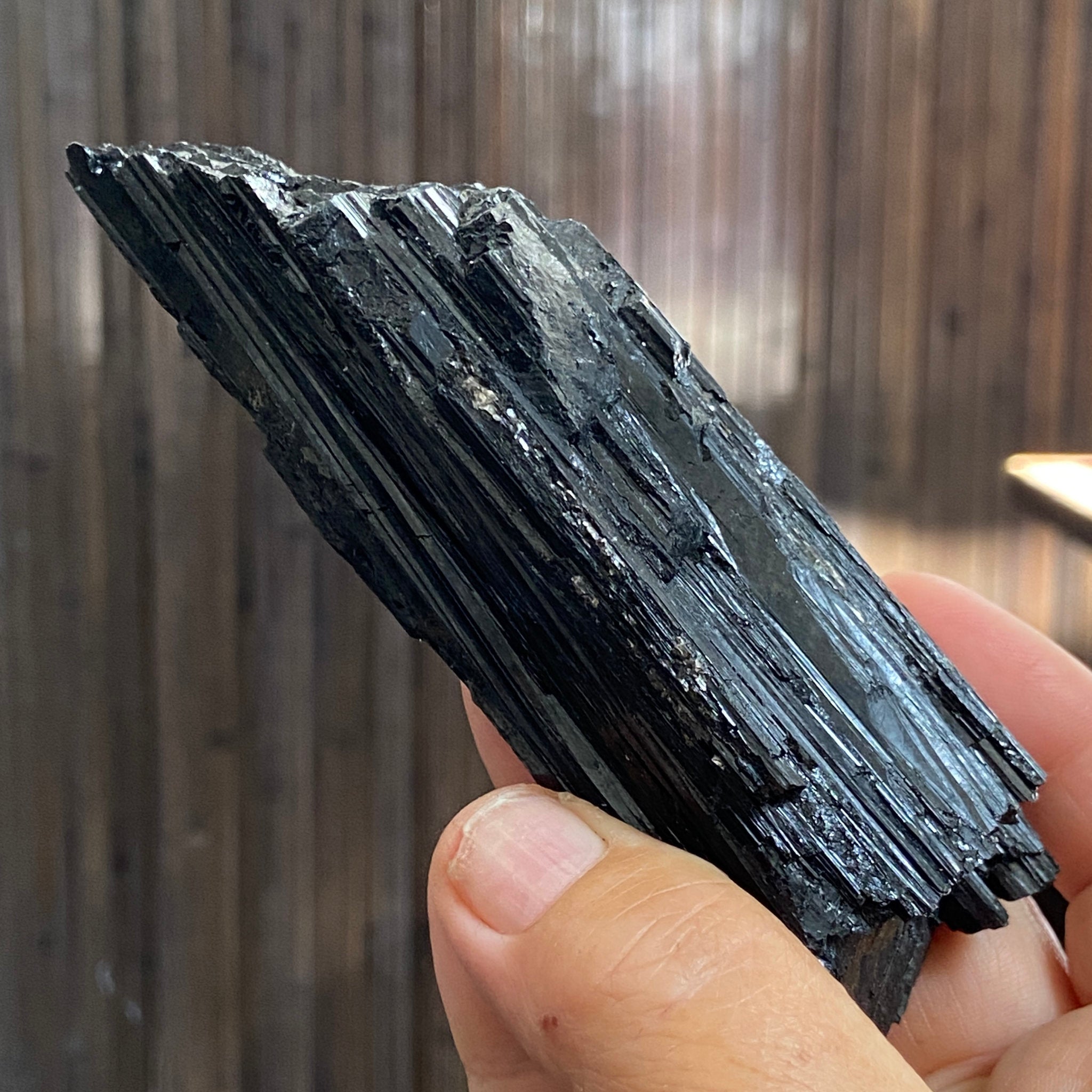 Large natural Black Tourmaline from Brazil
