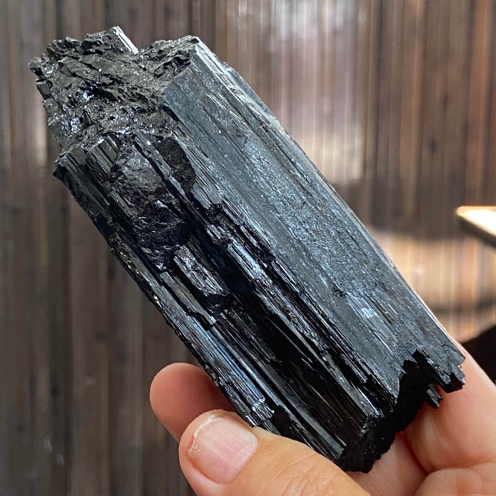 Large natural Black Tourmaline from Brazil