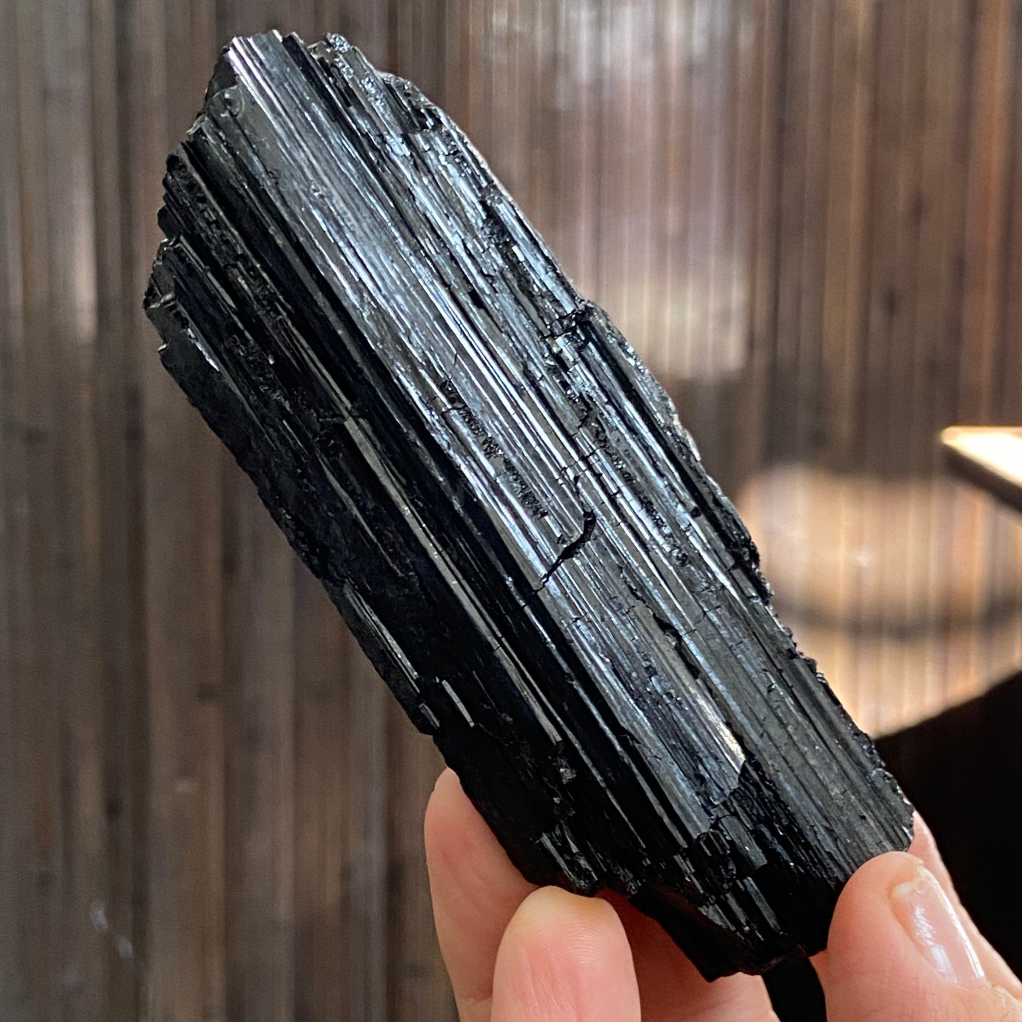 Large natural Black Tourmaline from Brazil