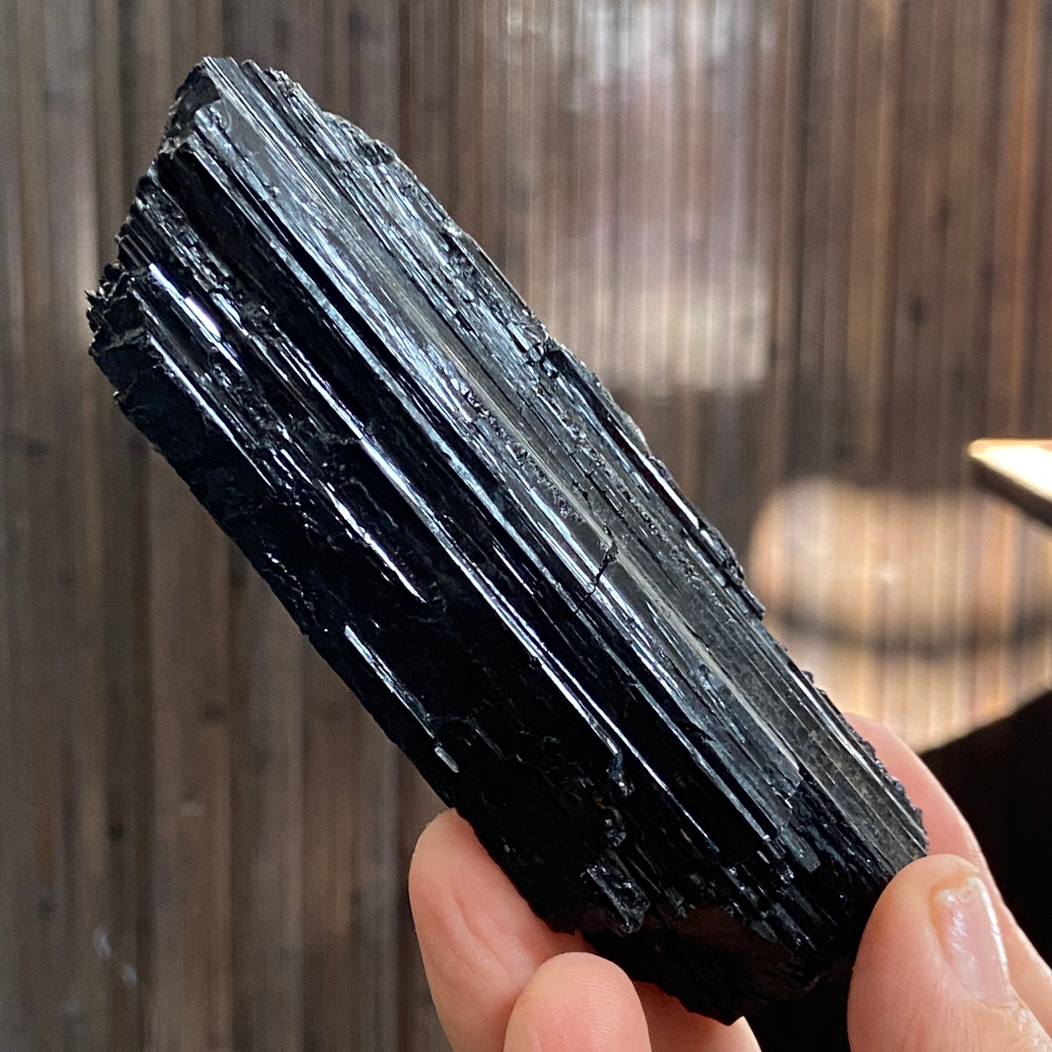Large natural Black Tourmaline from Brazil