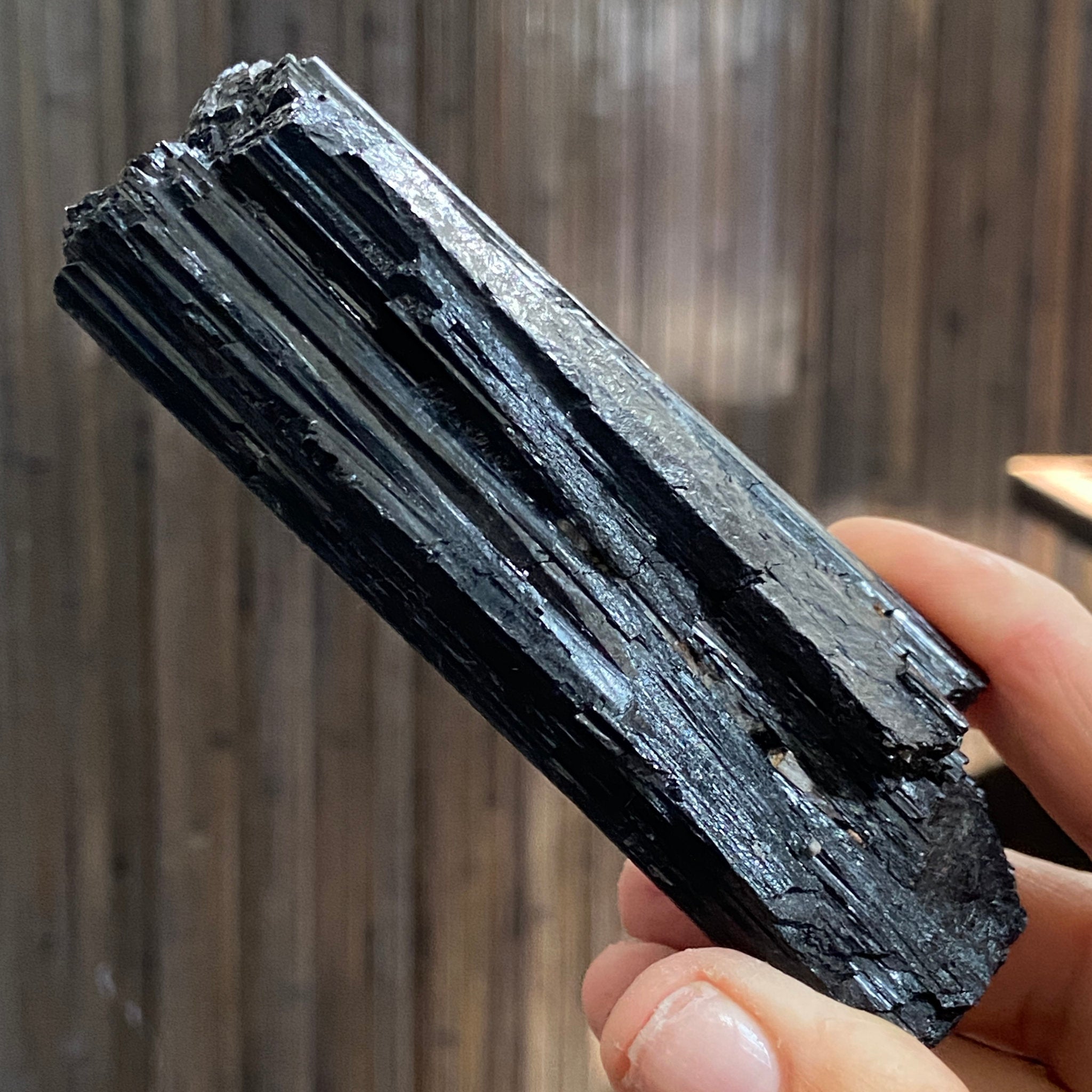 Large natural Black Tourmaline from Brazil