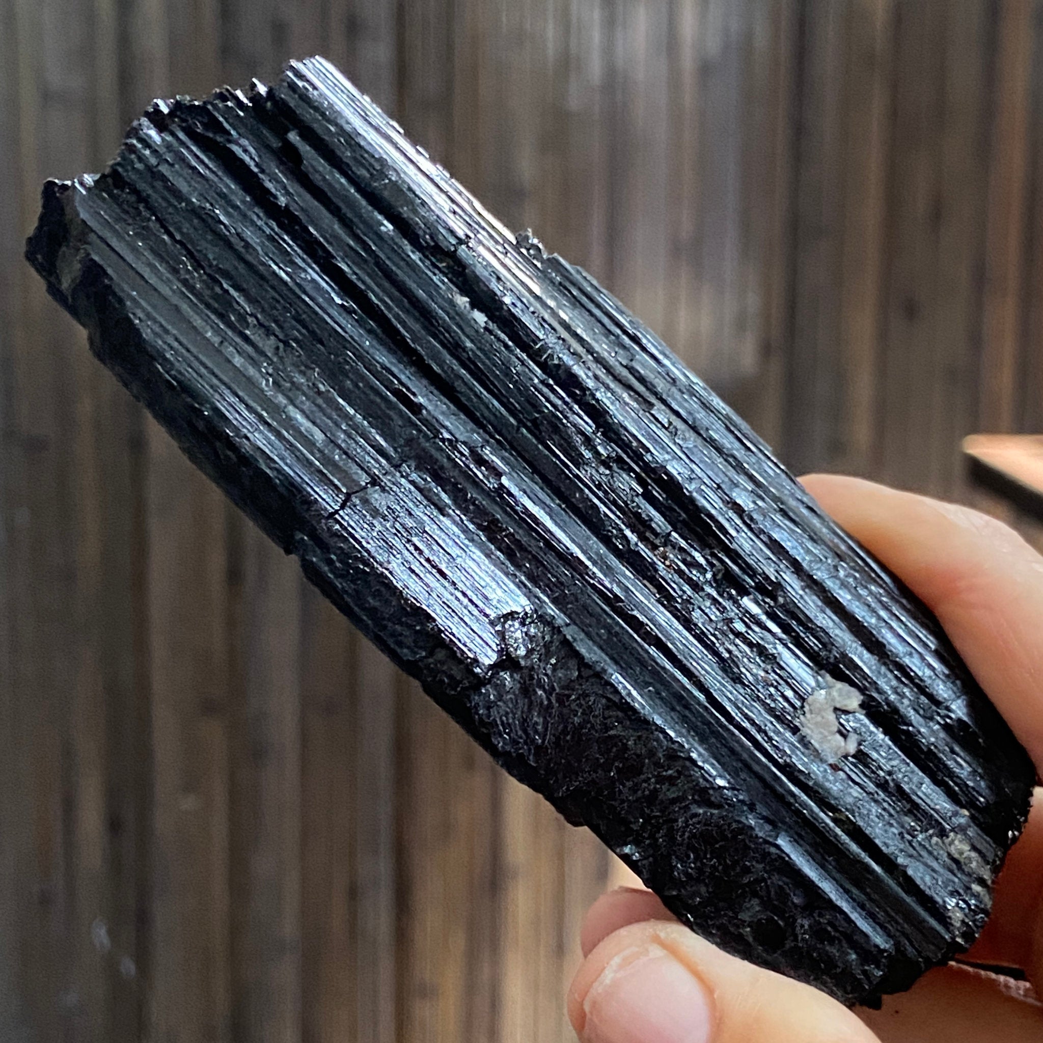 Large natural Black Tourmaline from Brazil