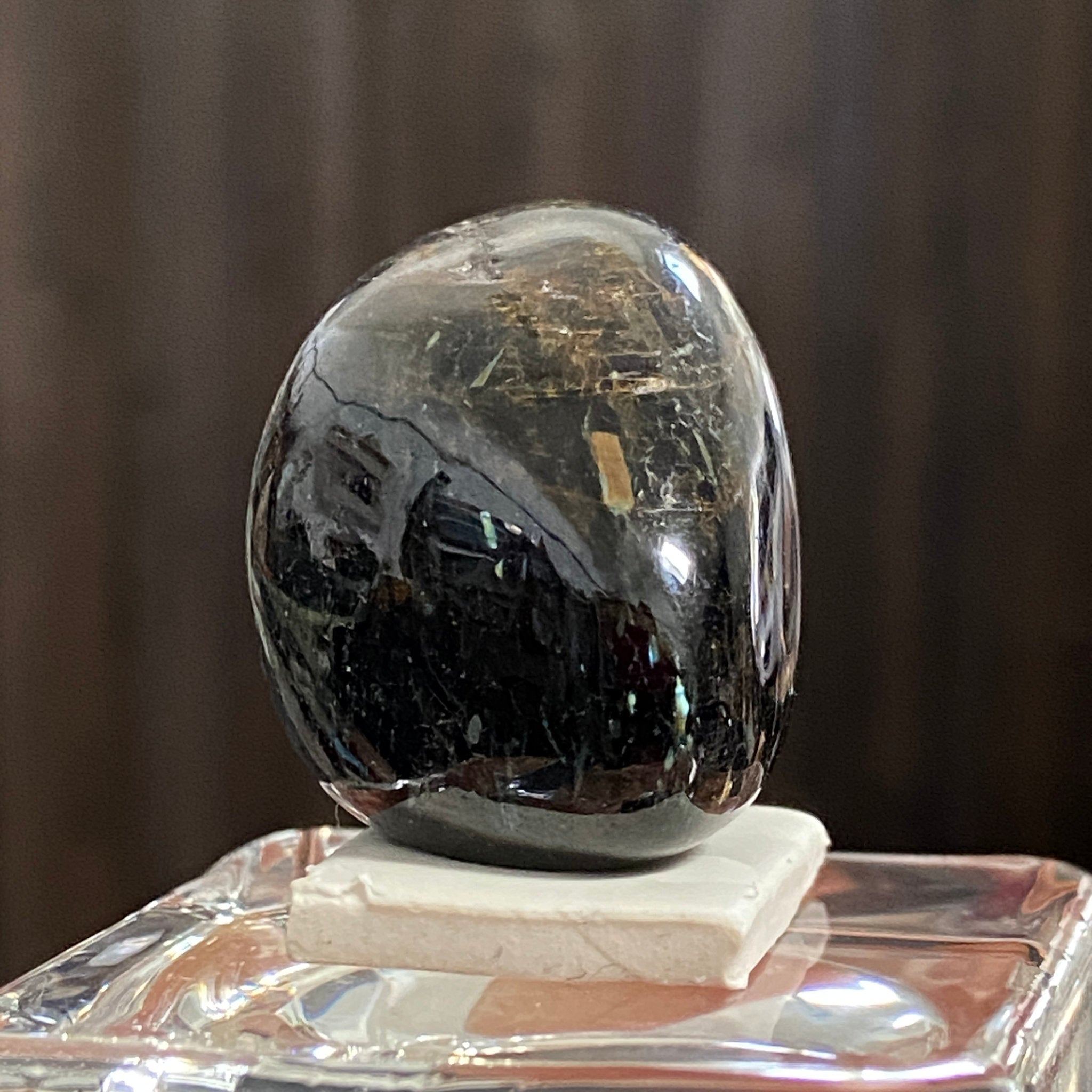 AAA Nuummite Tumbled Stone - Greenland