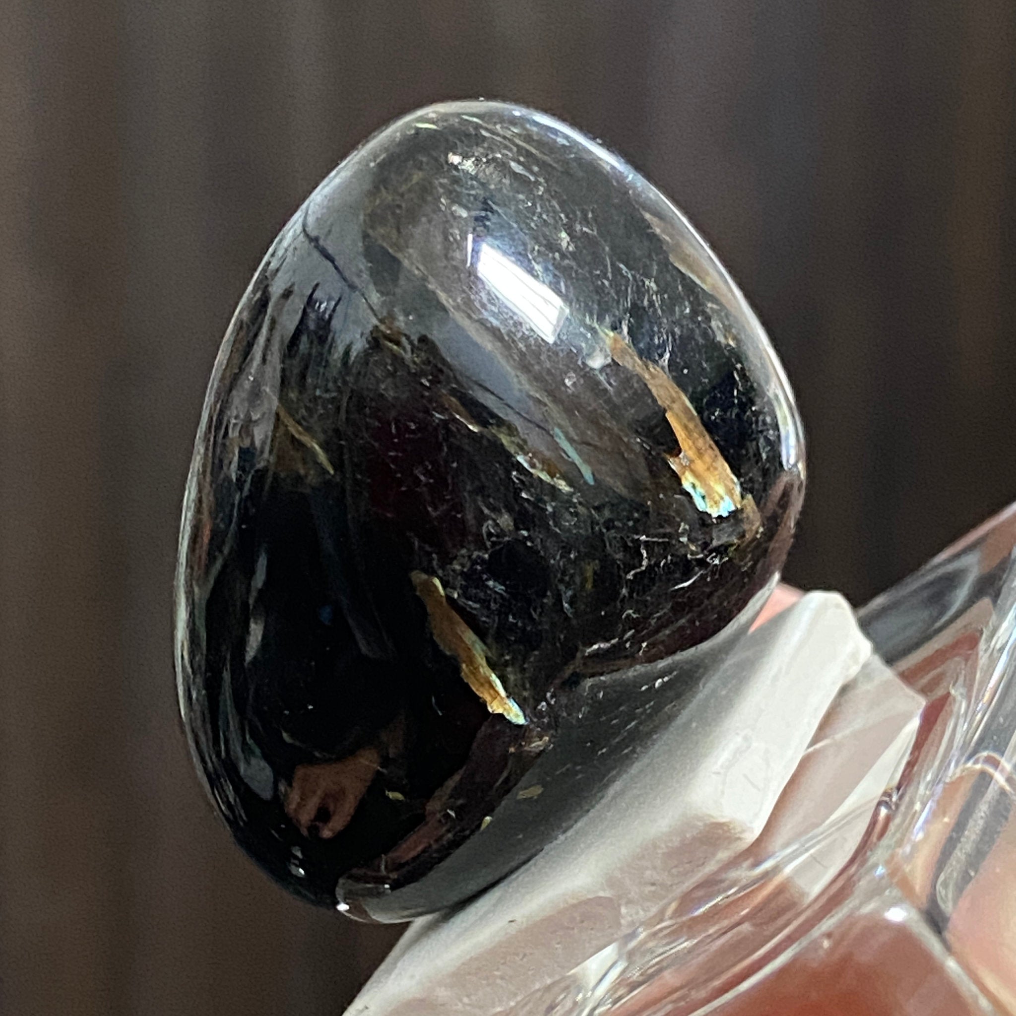 AAA Nuummite Tumbled Stone - Greenland