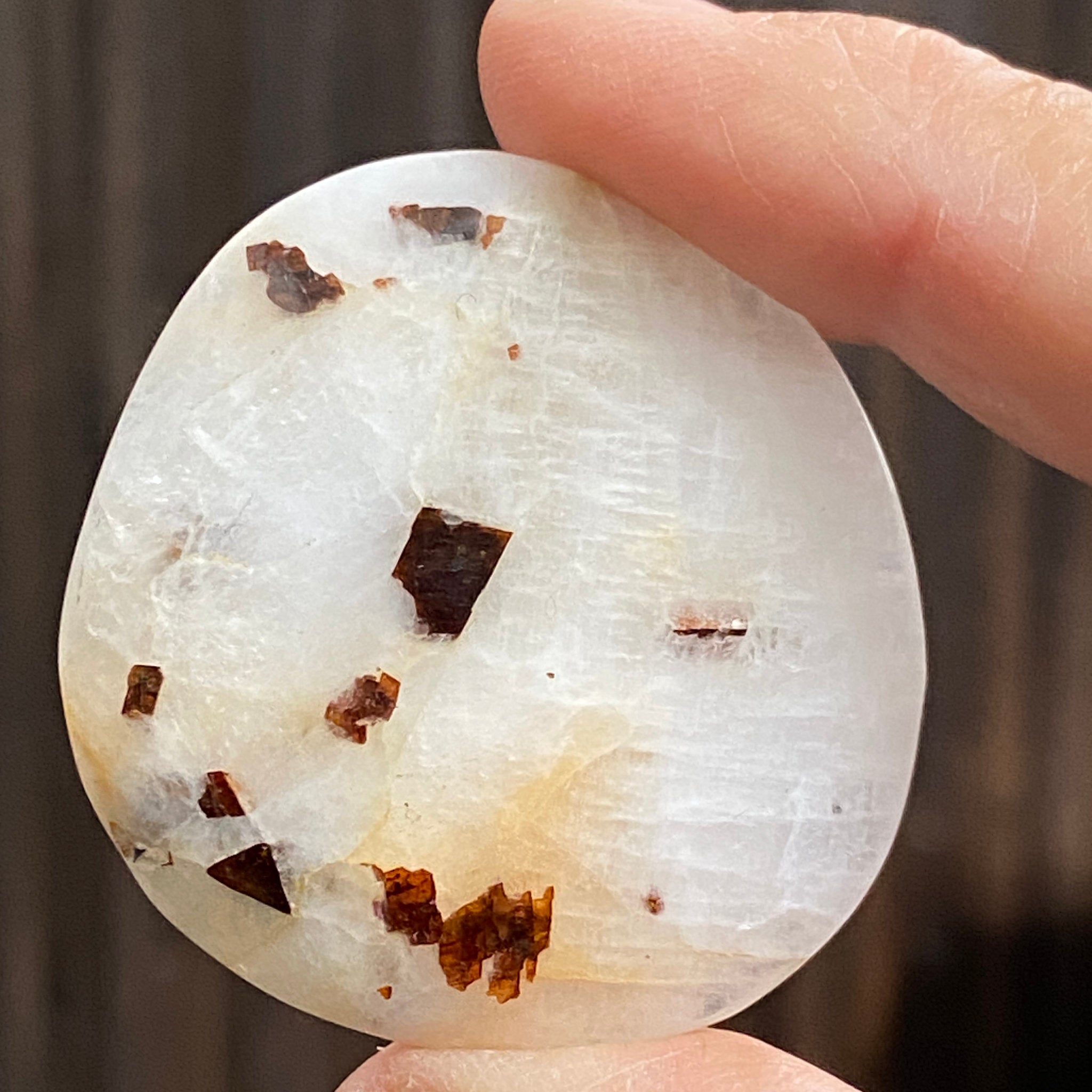 Cryolite Palmstone with Siderite Inclusions - Greenland