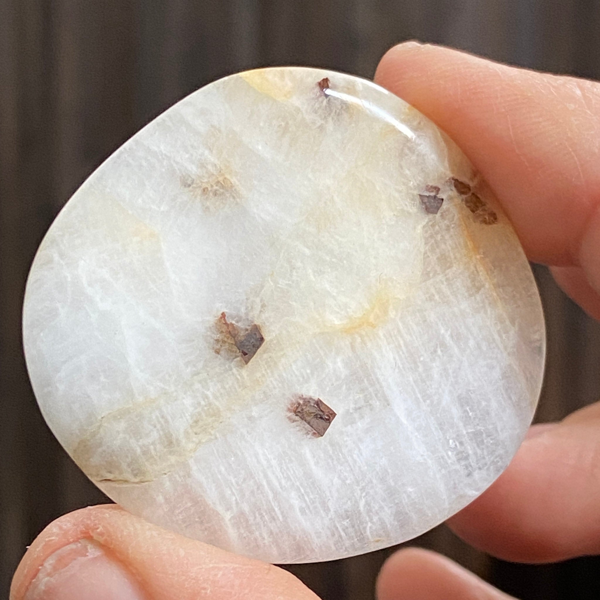 Cryolite Palmstone with Siderite Inclusions - Greenland