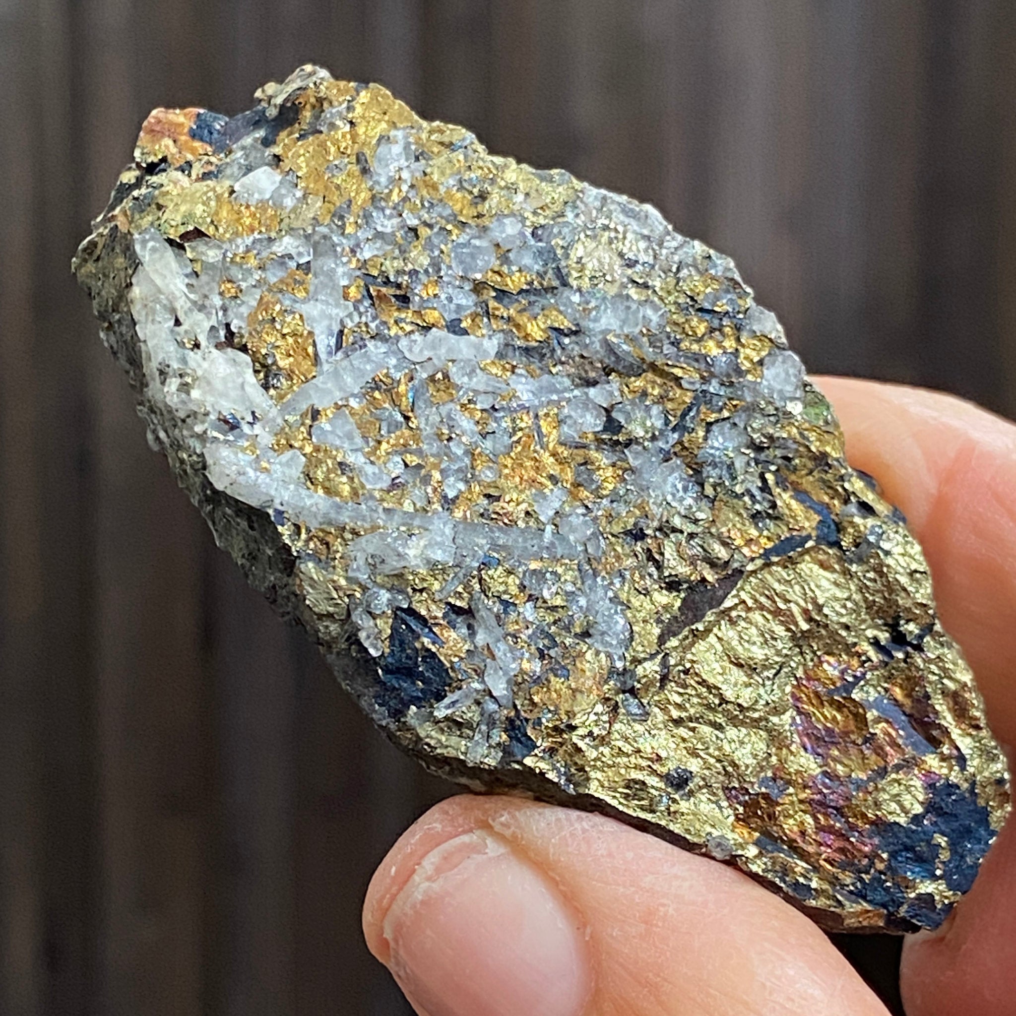 Chalcopyrite with Quartz – Morocco