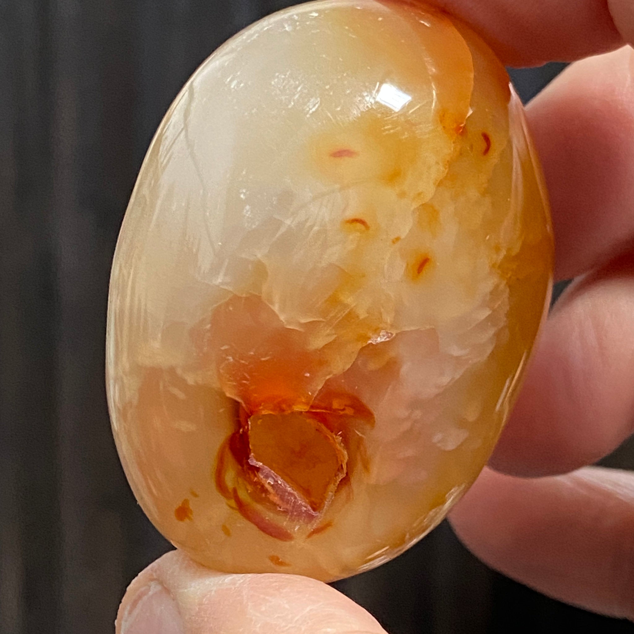 Carnelian Palmstone – Madagascar