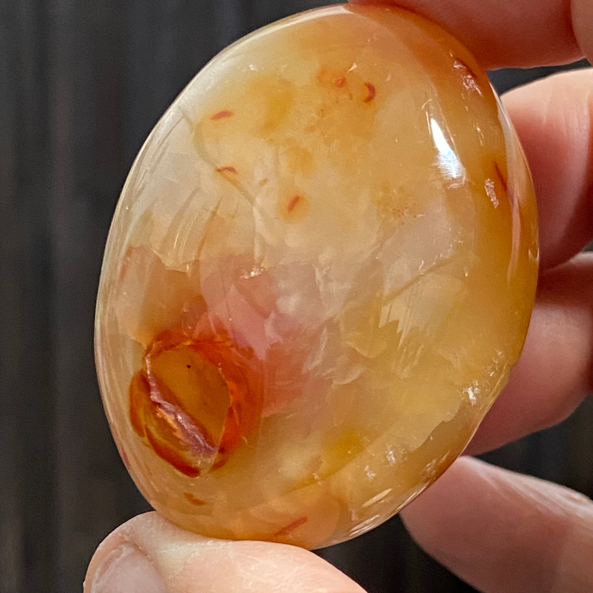 Carnelian Palmstone – Madagascar