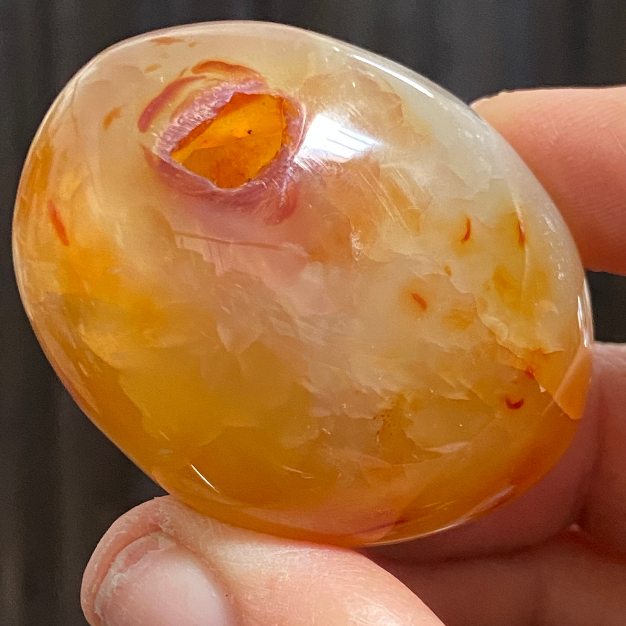 Carnelian Palmstone – Madagascar