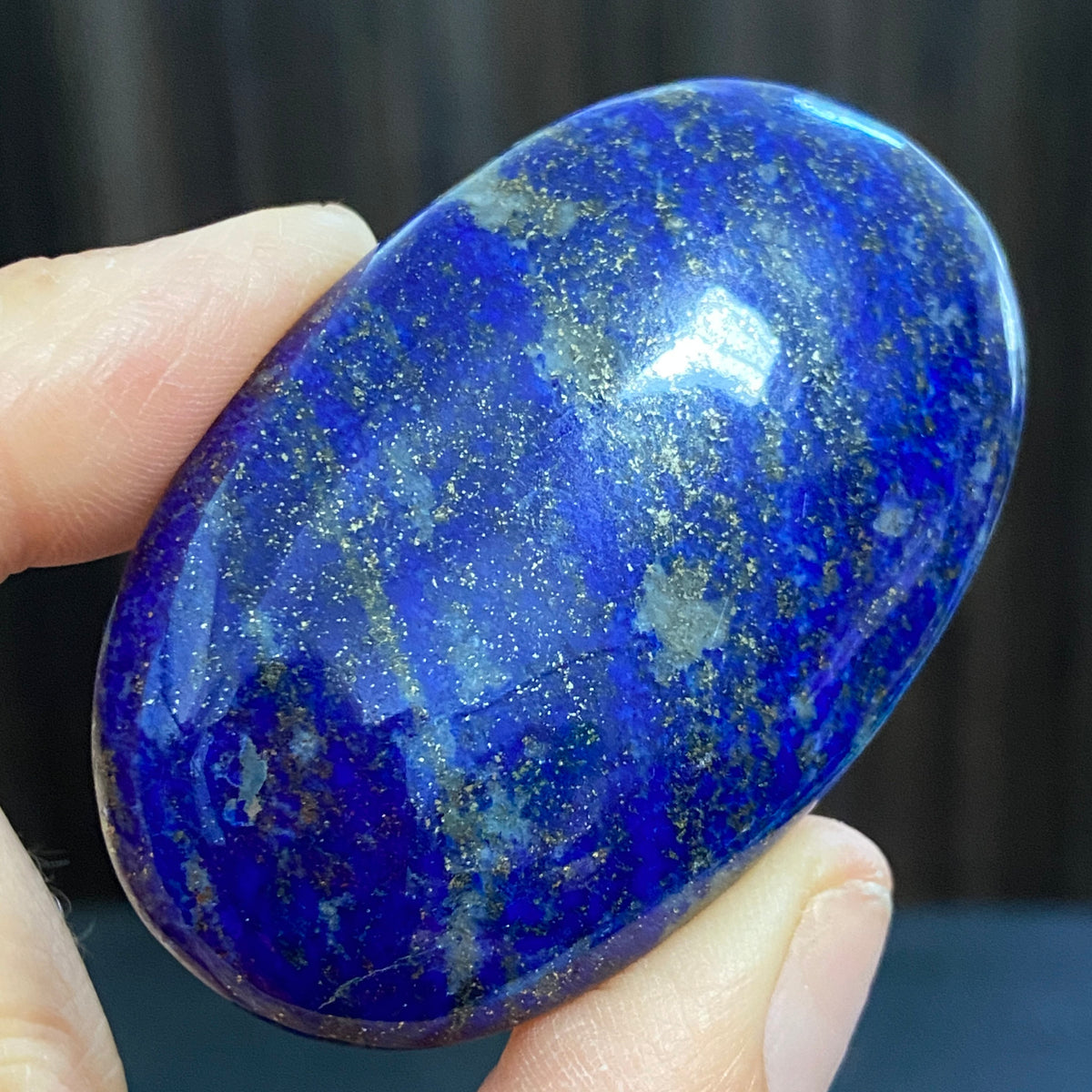 Lapis Lazuli Palmstone – Mine 4 - Afghanistan