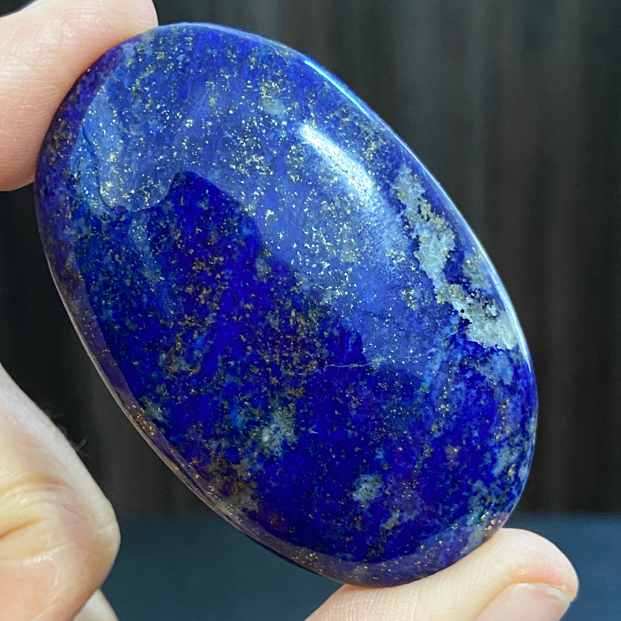Lapis Lazuli Palmstone – Mine 4 - Afghanistan