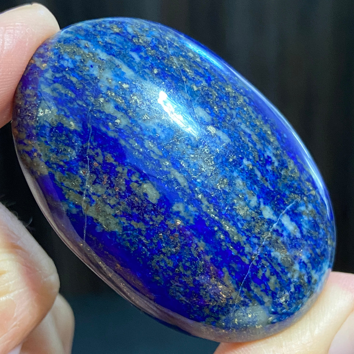 Lapis Lazuli Palmstone – Mine 4 - Afghanistan