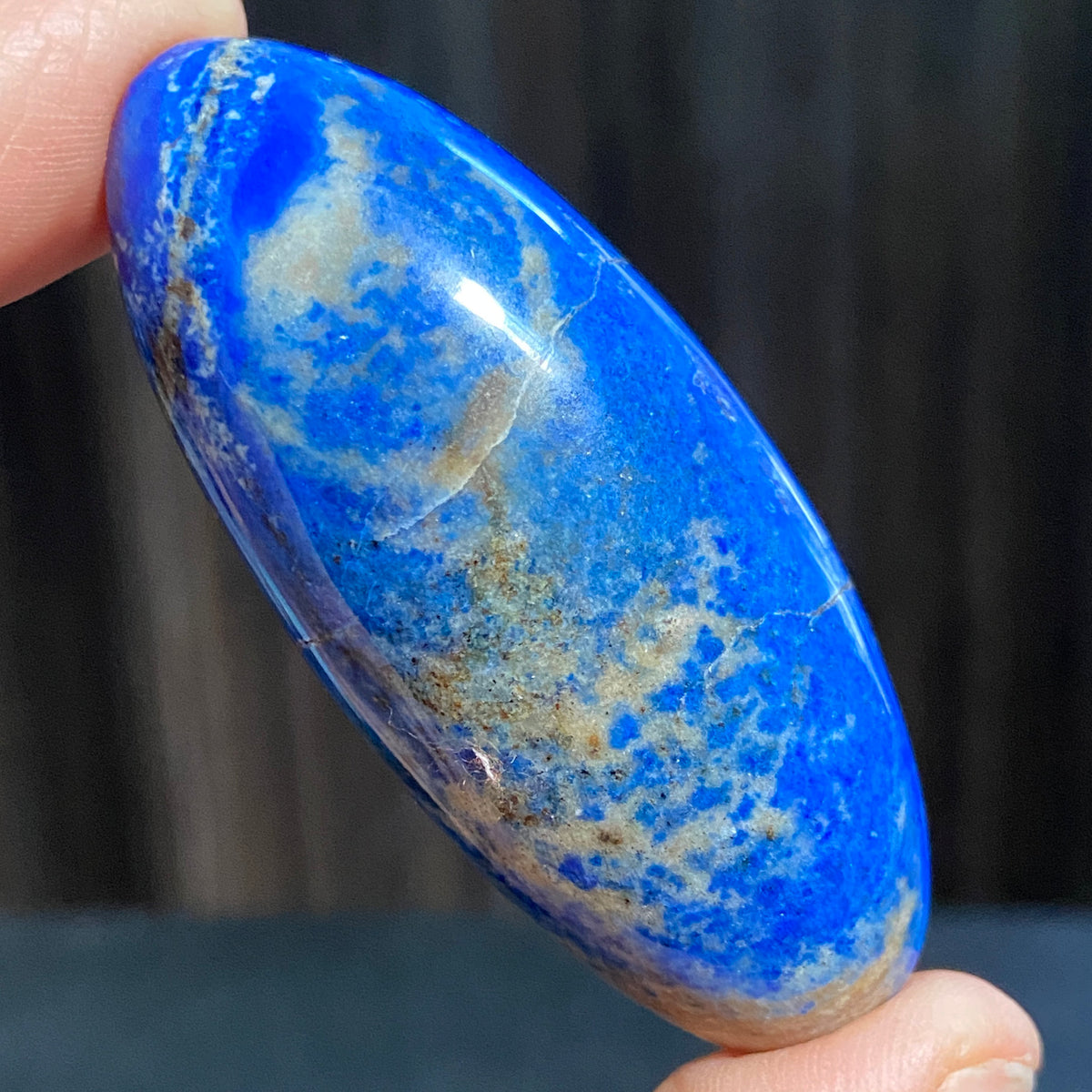 Lapis Lazuli Palmstone – Mine 4 - Afghanistan
