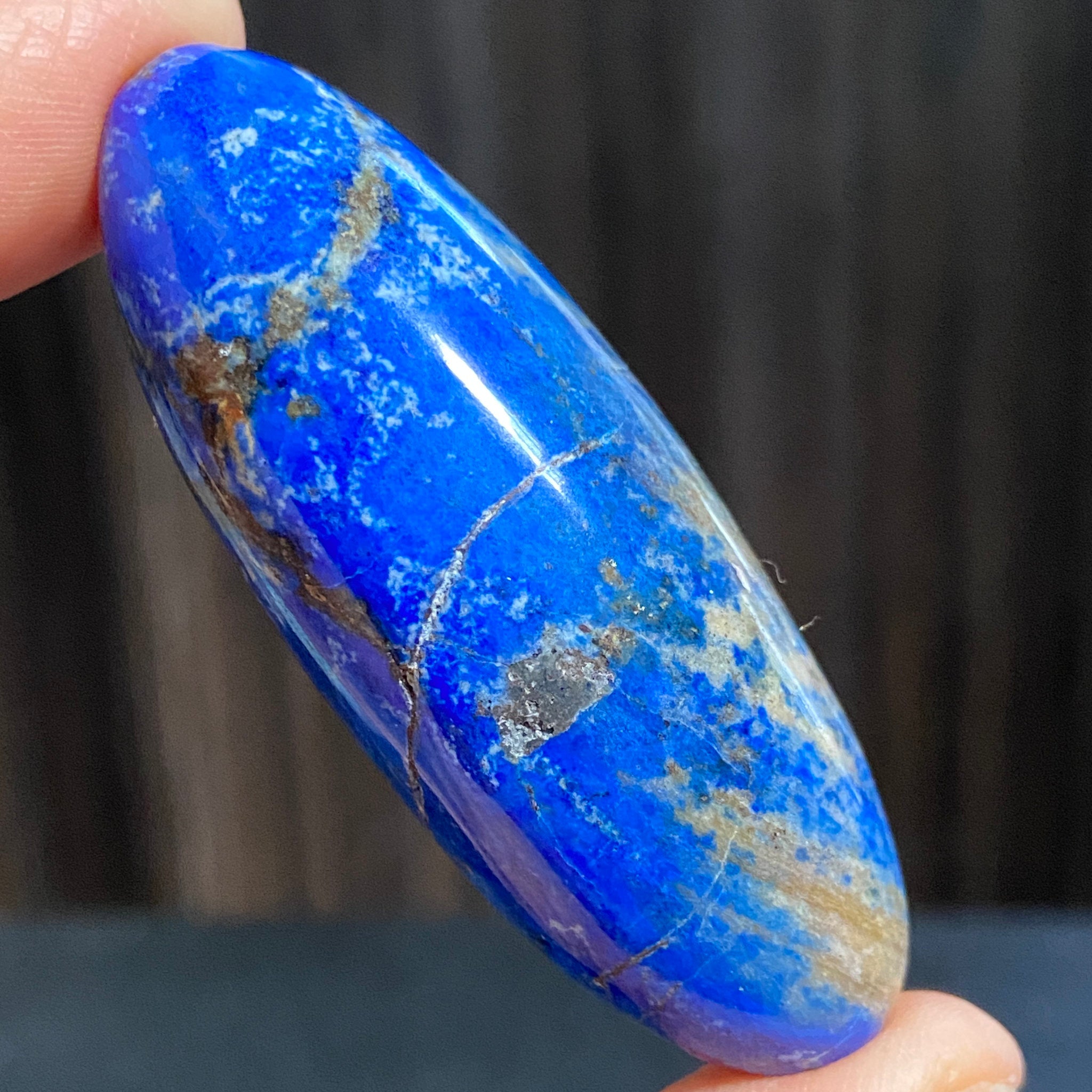 Lapis Lazuli Palmstone – Mine 4 - Afghanistan