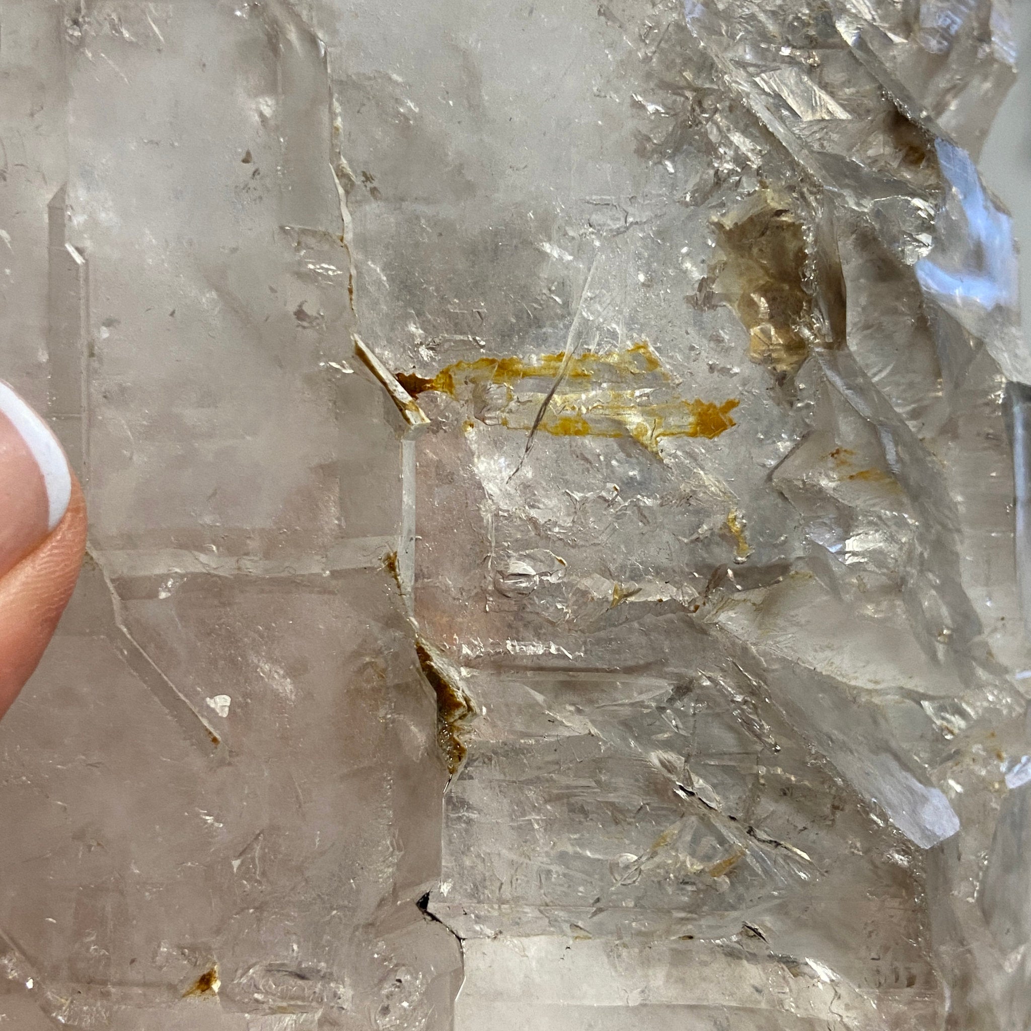 Smoky Quartz Elestial with Enhydros – Brazil