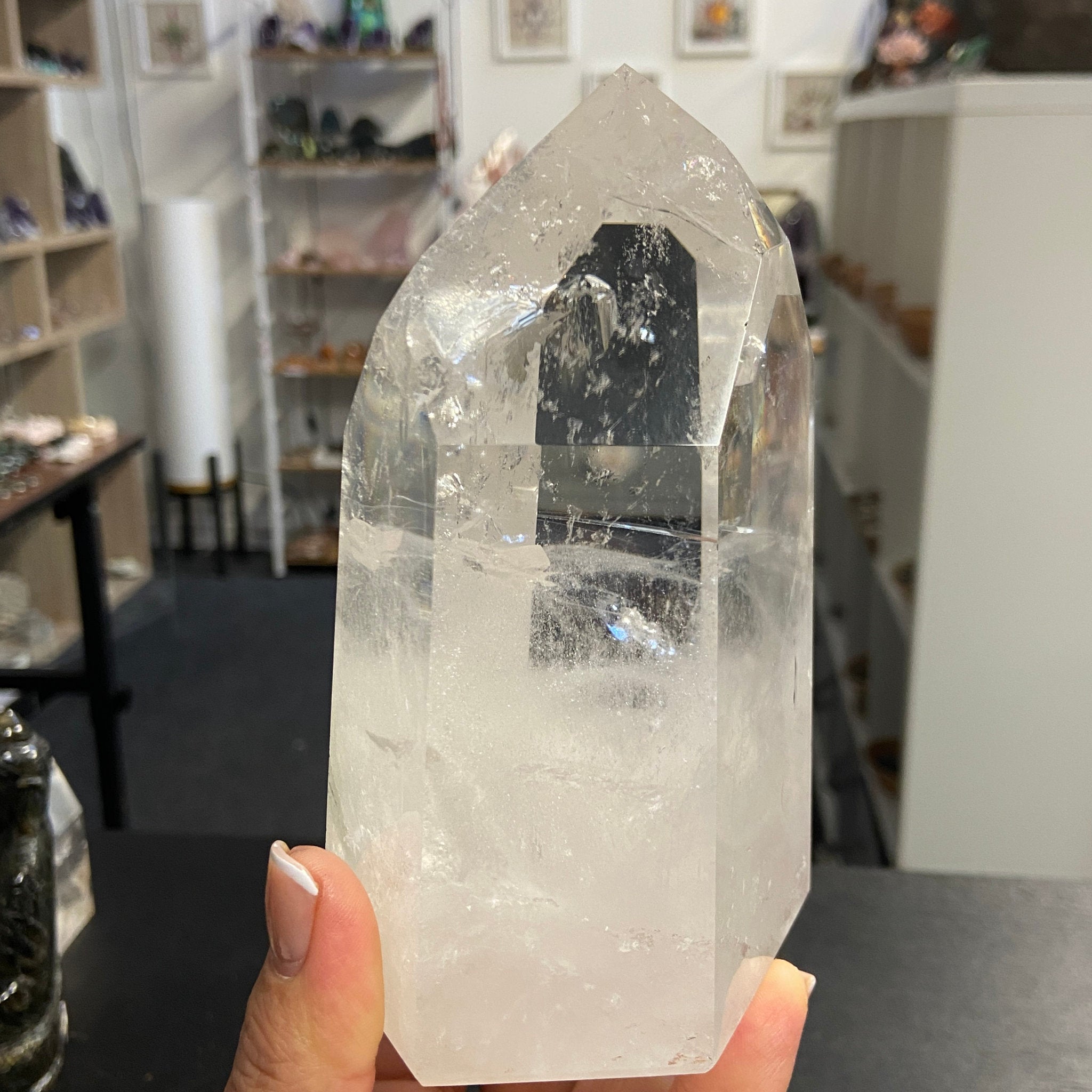 Clear Quartz DOW Crystal Tower – Brazil