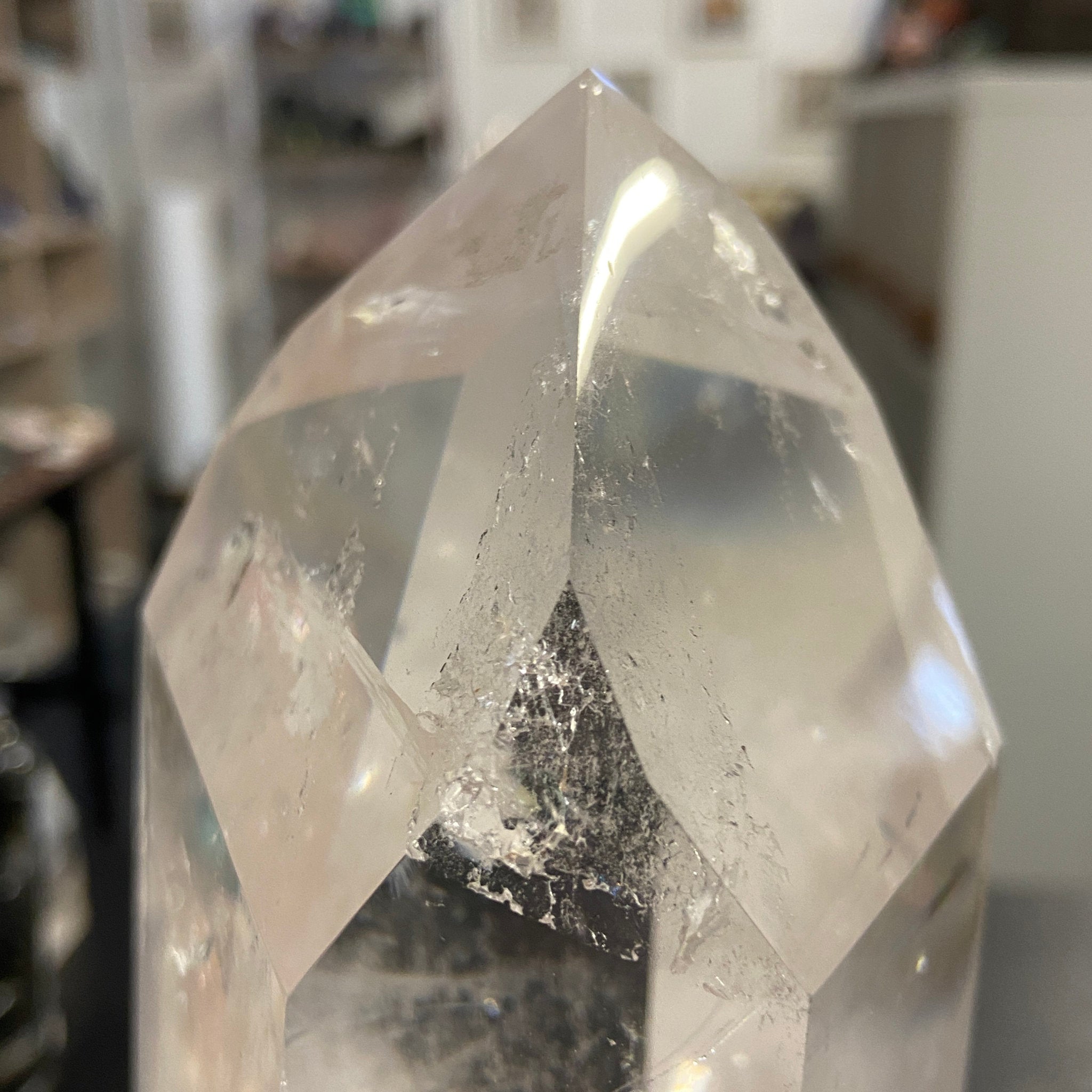 Clear Quartz DOW Crystal Tower – Brazil