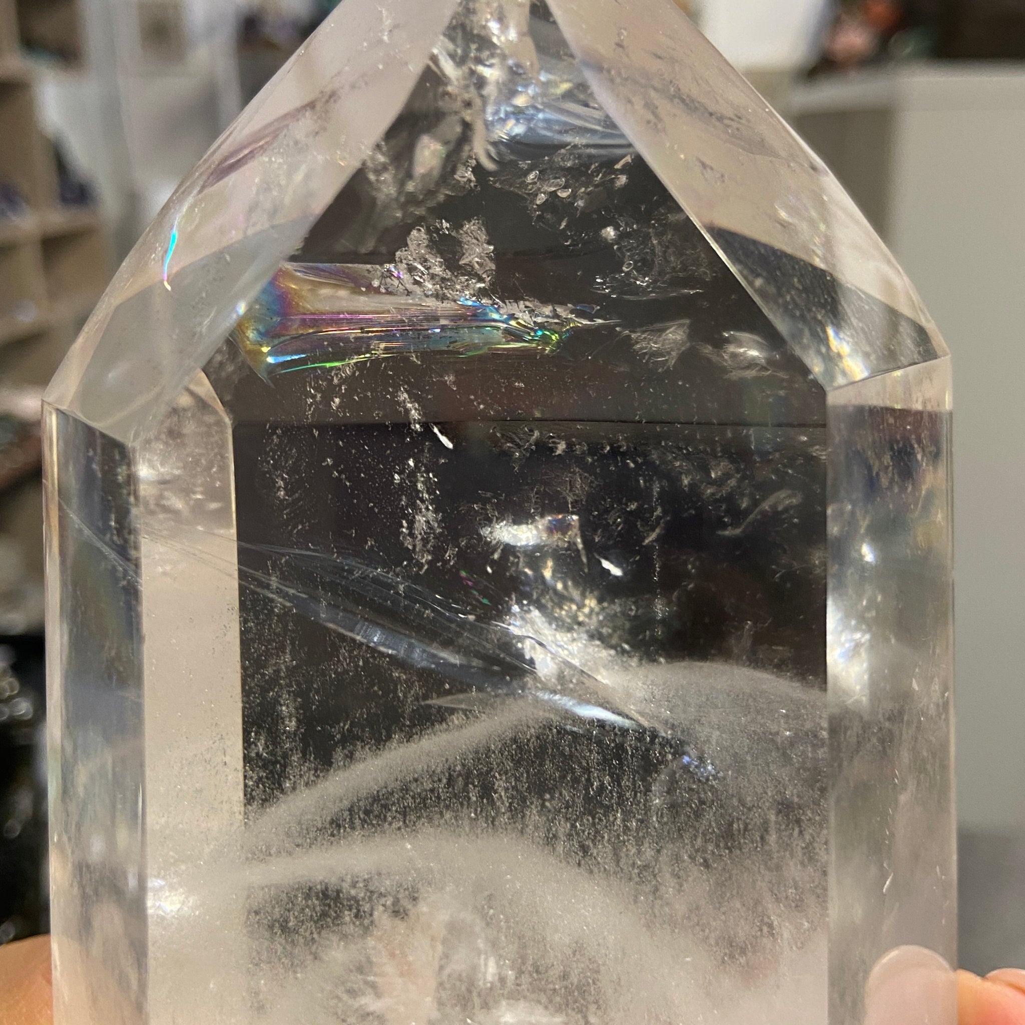 Clear Quartz DOW Crystal Tower – Brazil