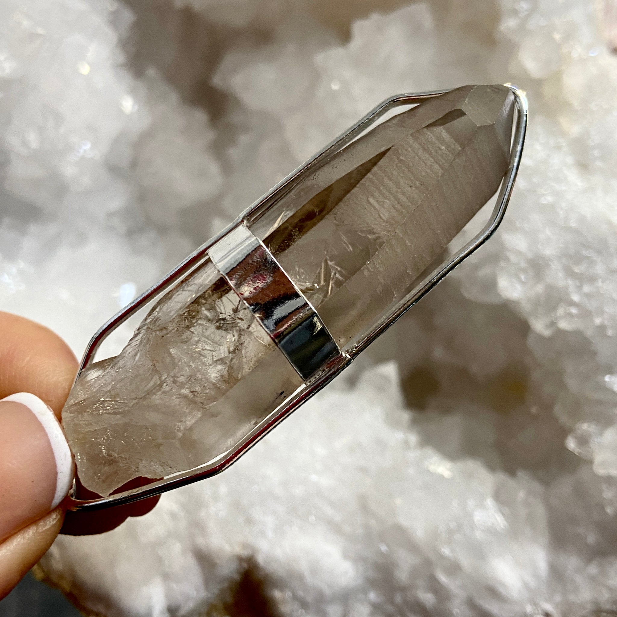 Smoky Lemurian Seed Pendant – Brazil - Bespoke by Song of the Sea