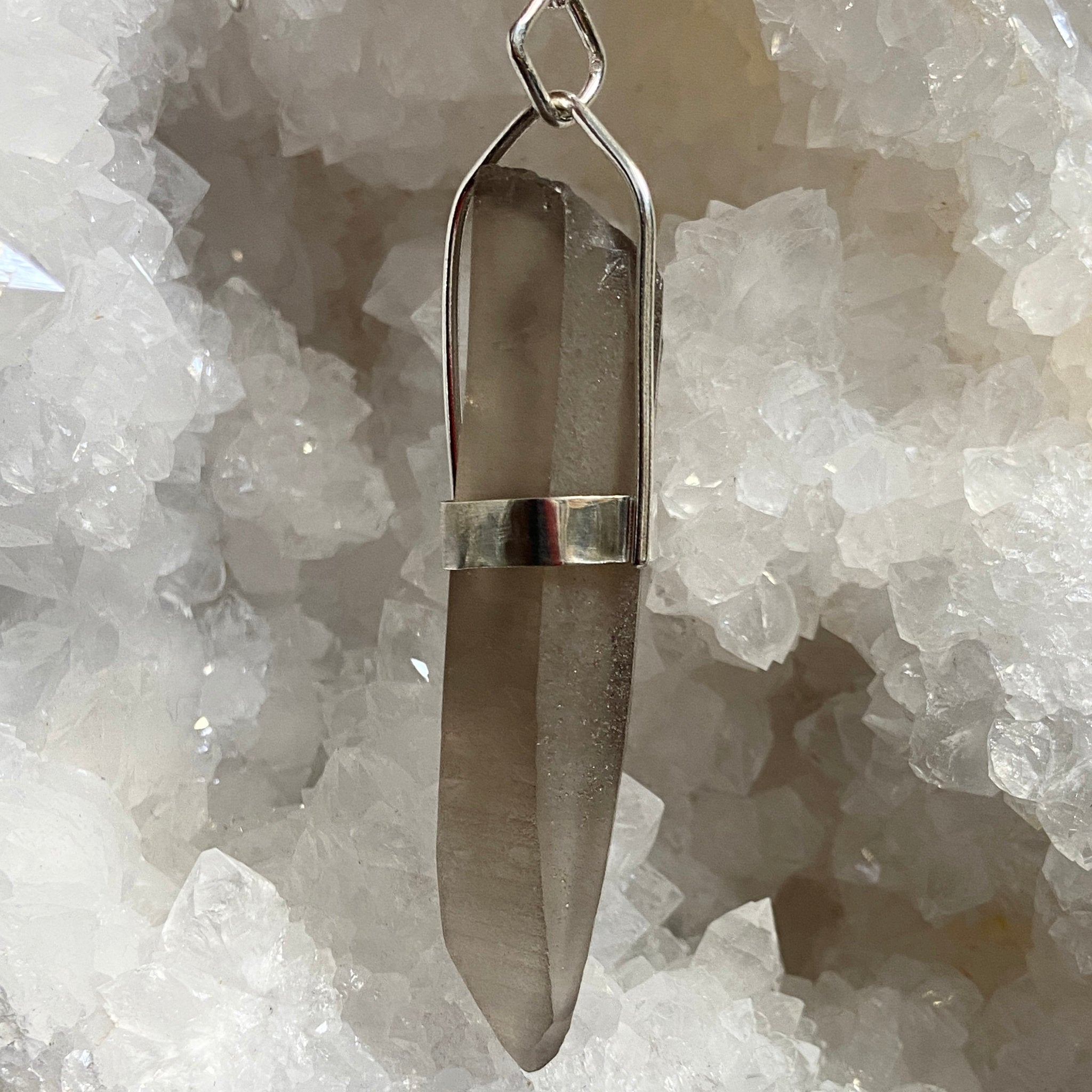 Smoky Lemurian Seed Pendant – Brazil - Bespoke by Song of the Sea