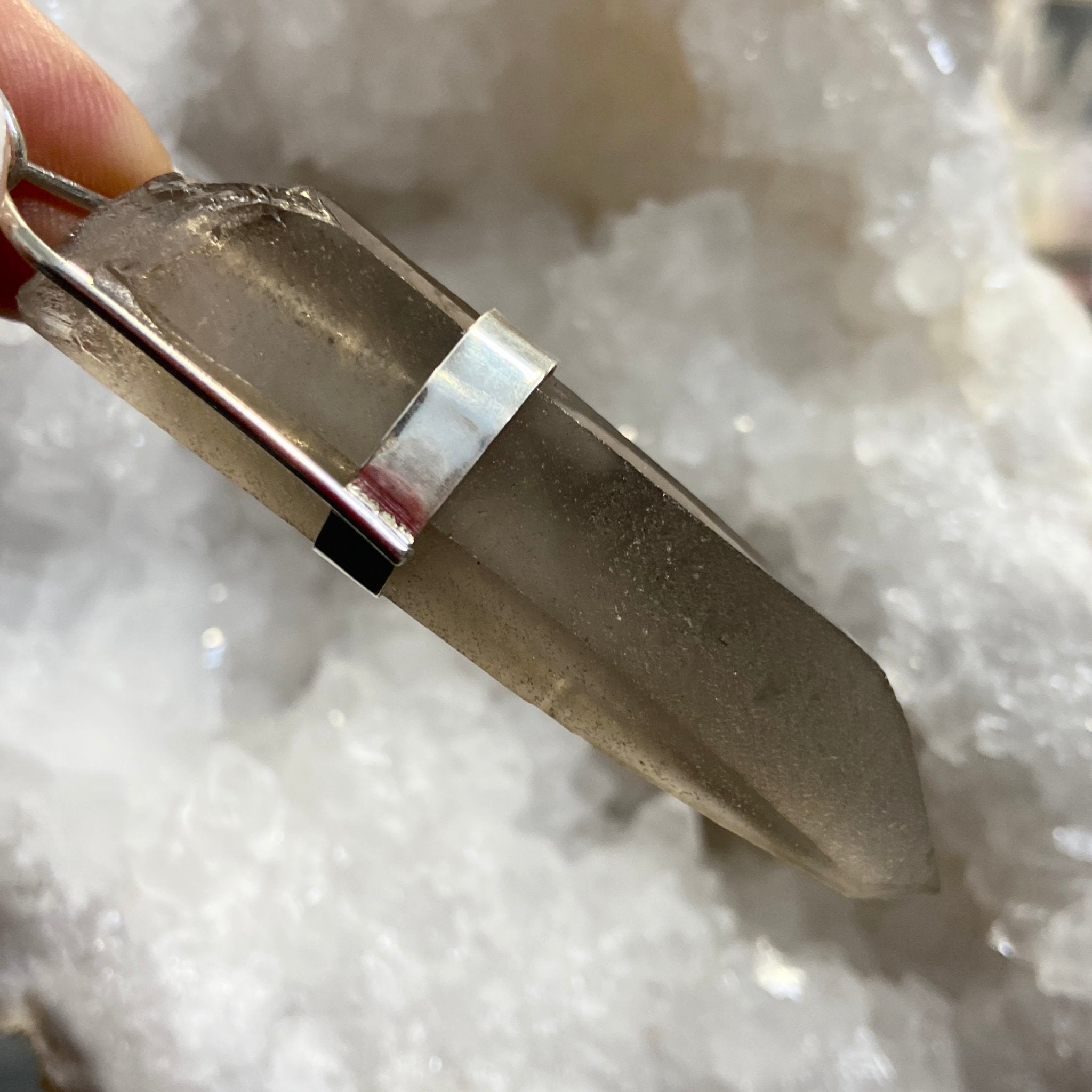 Smoky Lemurian Seed Pendant – Brazil - Bespoke by Song of the Sea