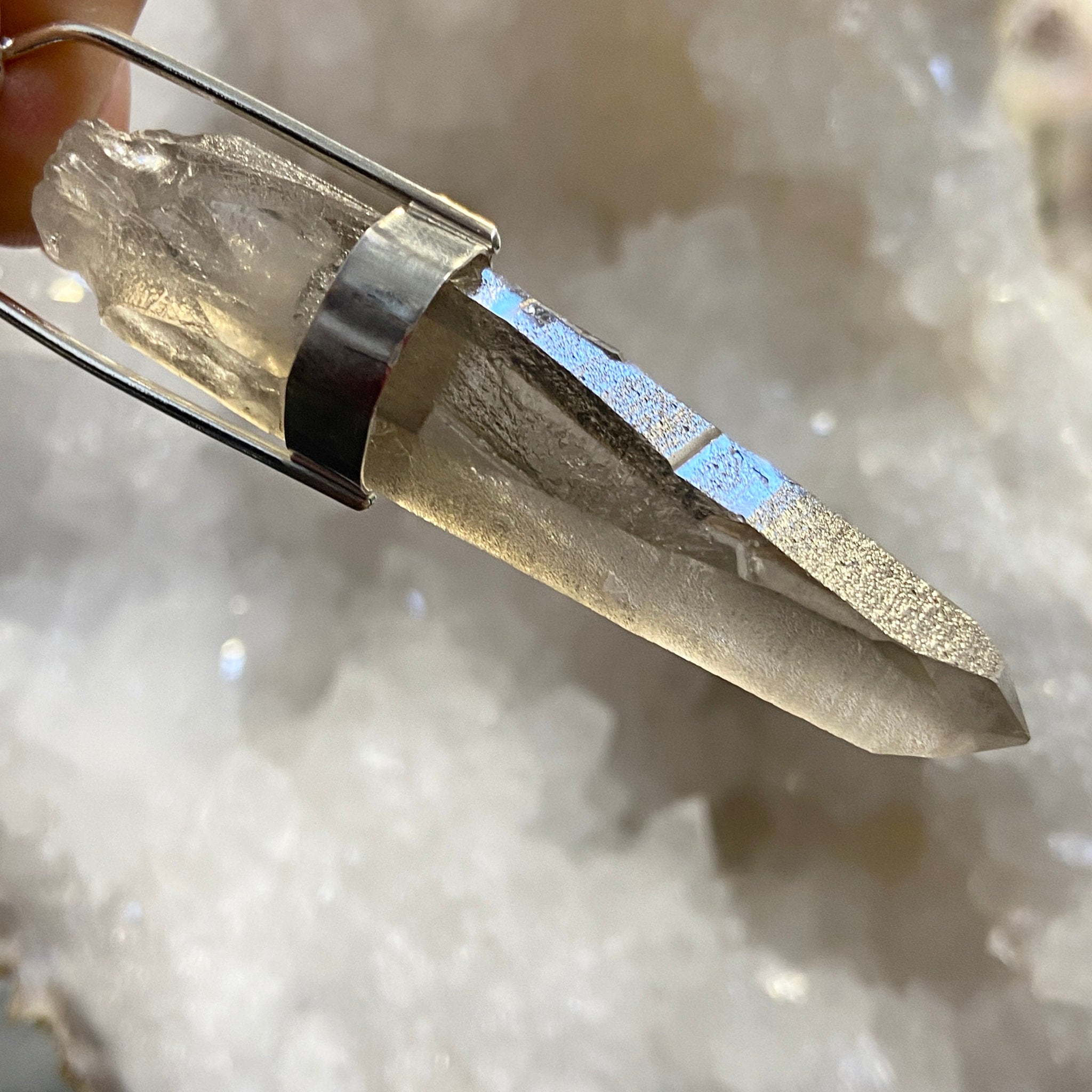 Smoky Lemurian Seed Pendant – Brazil - Bespoke by Song of the Sea