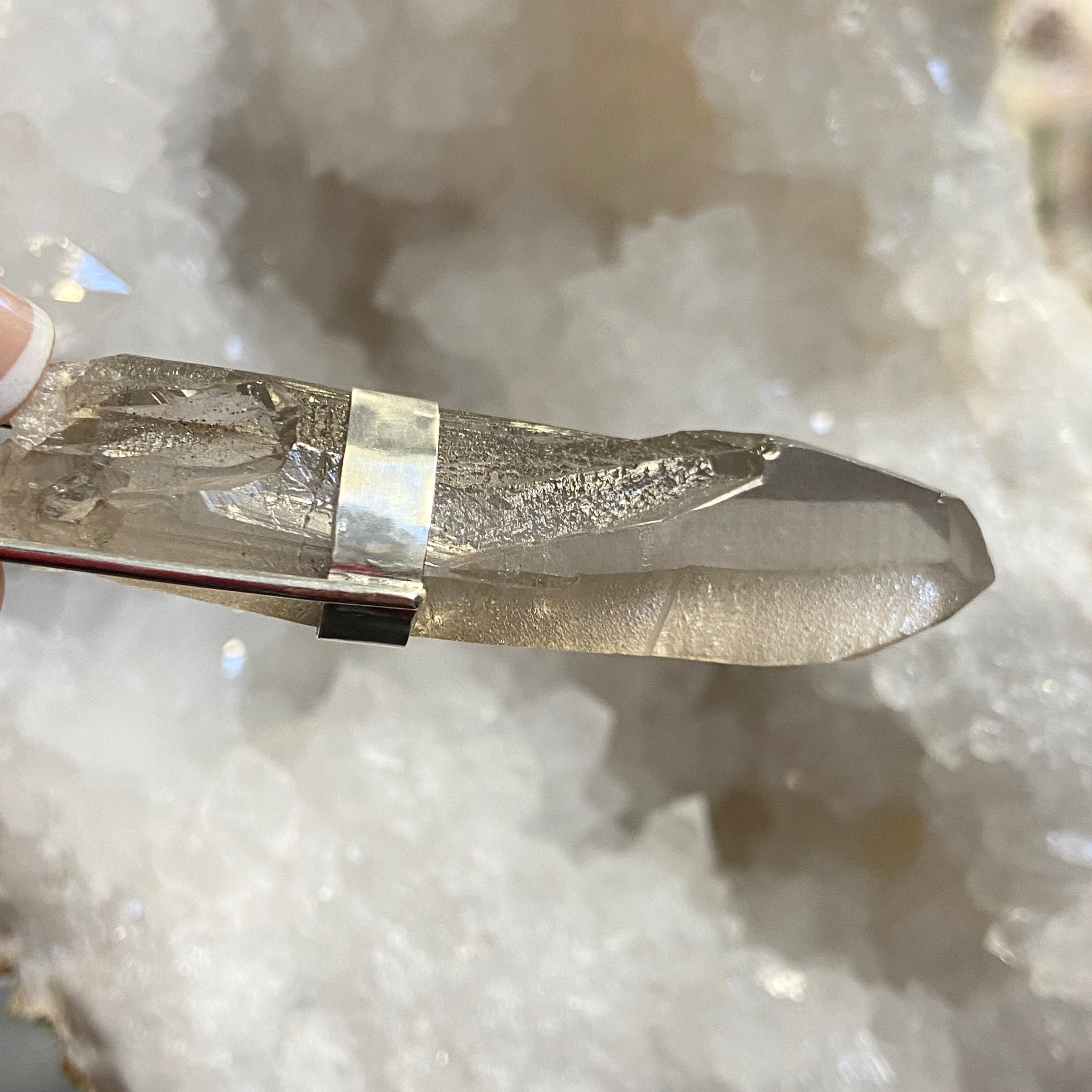 Smoky Lemurian Seed Pendant – Brazil - Bespoke by Song of the Sea