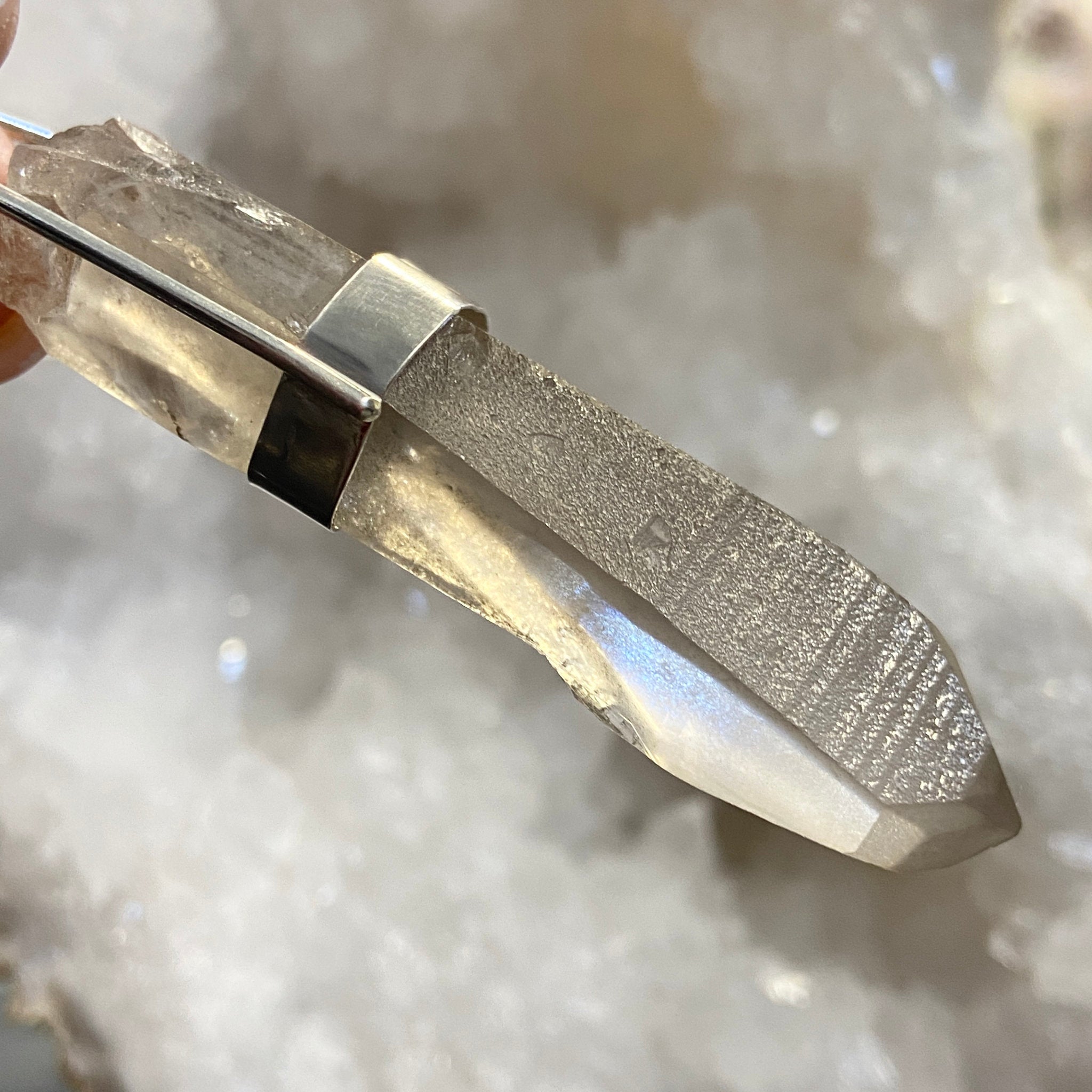 Smoky Lemurian Seed Pendant – Brazil - Bespoke by Song of the Sea