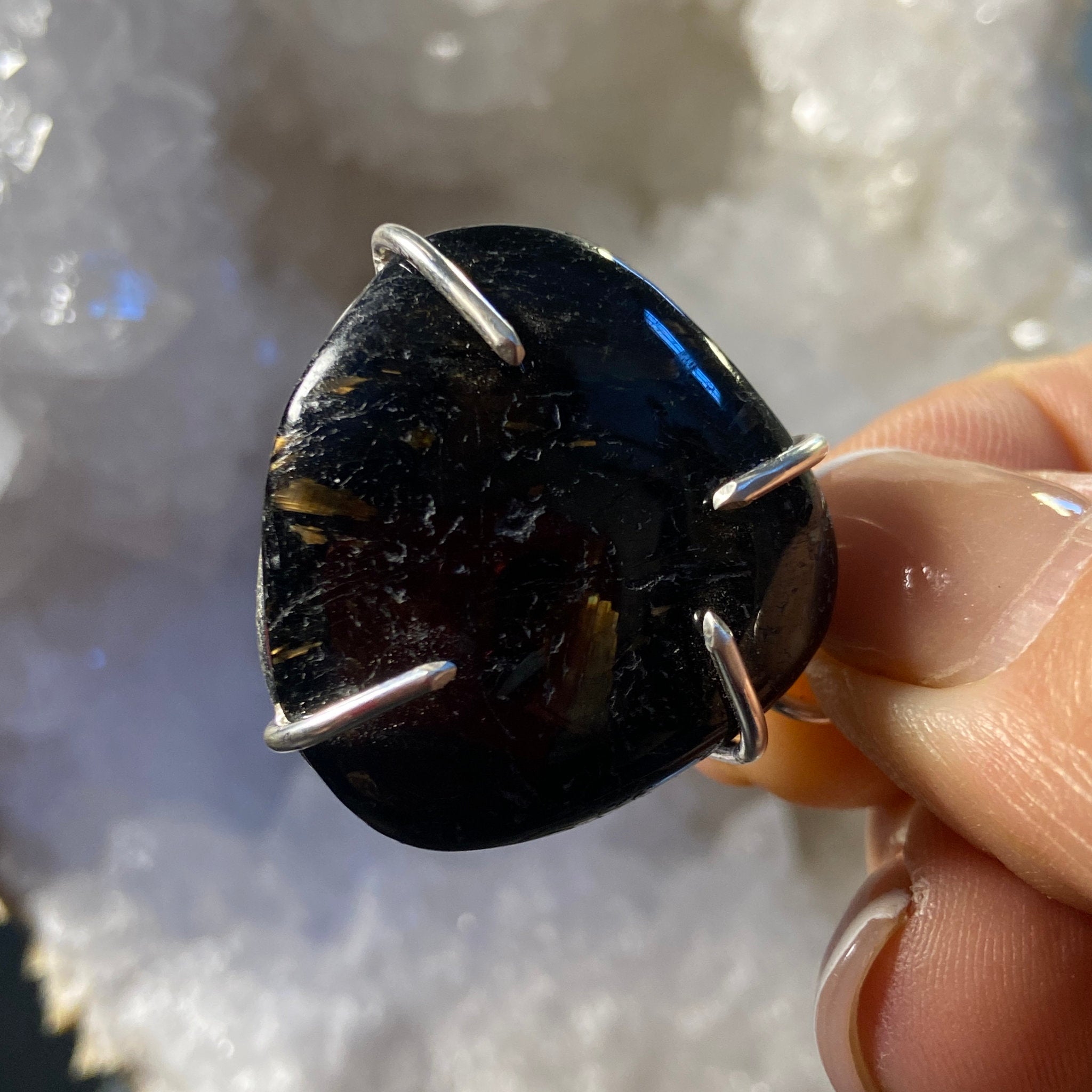 Nuummite Pendant - Bespoke by Song of the Sea