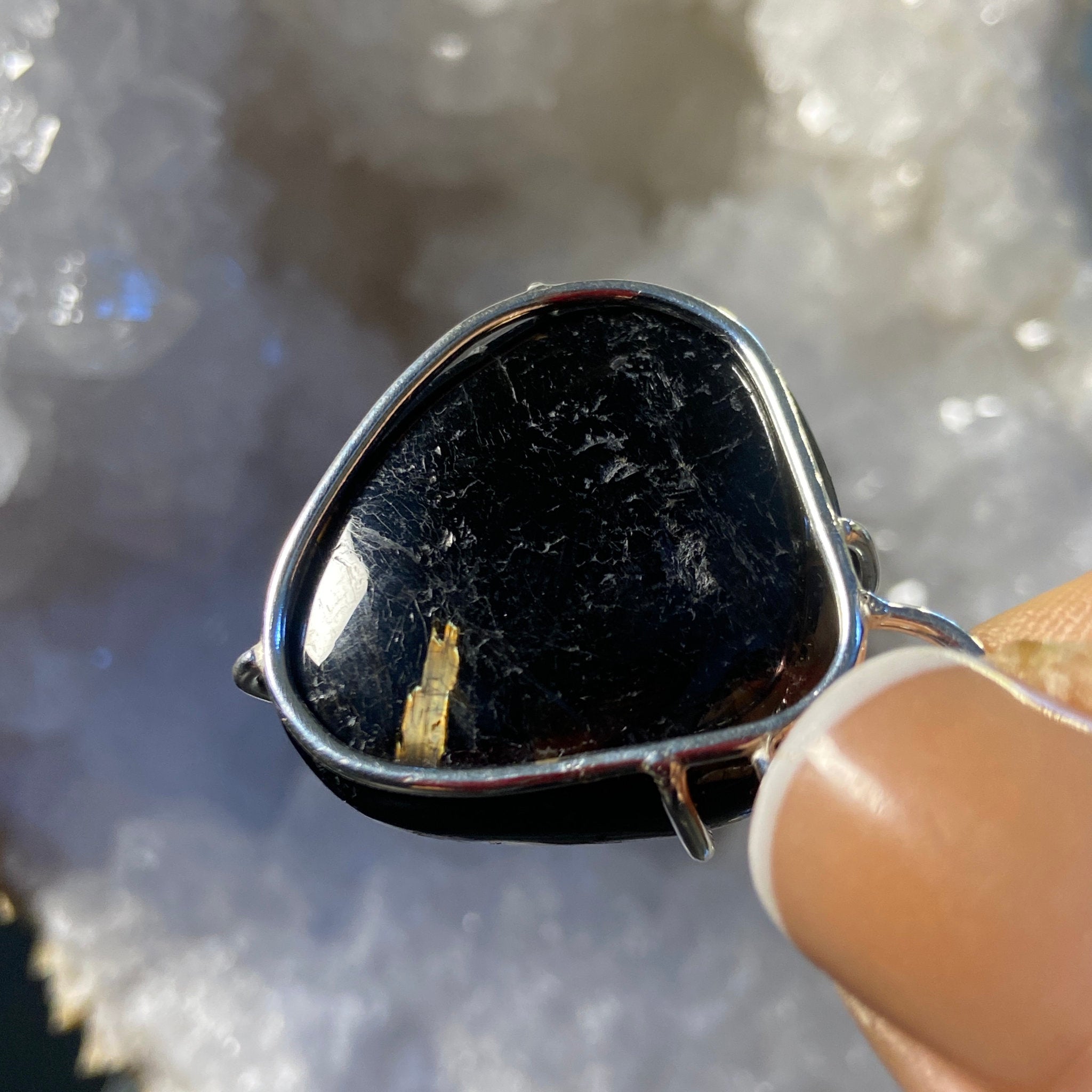 Nuummite Pendant - Bespoke by Song of the Sea