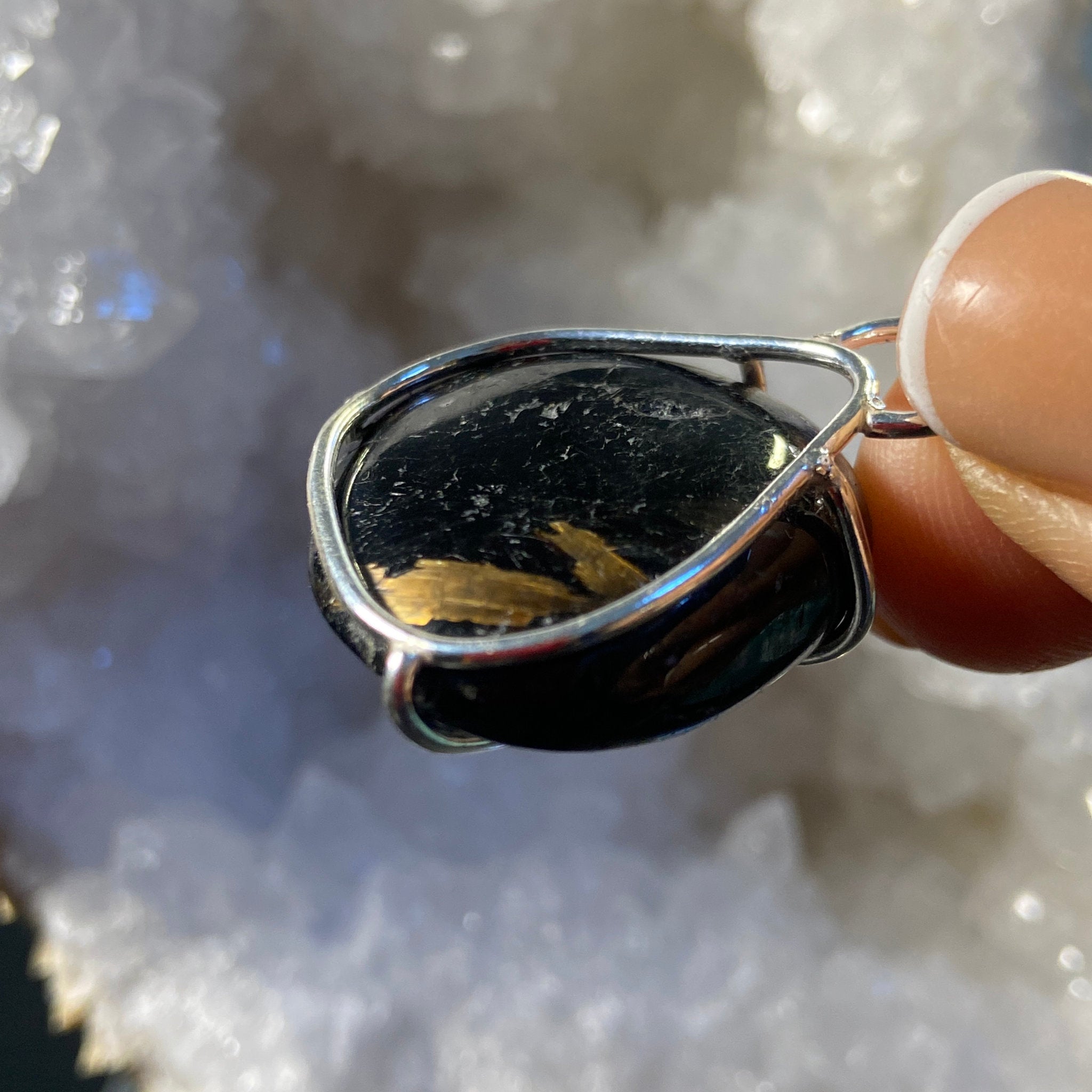 Nuummite Pendant - Bespoke by Song of the Sea