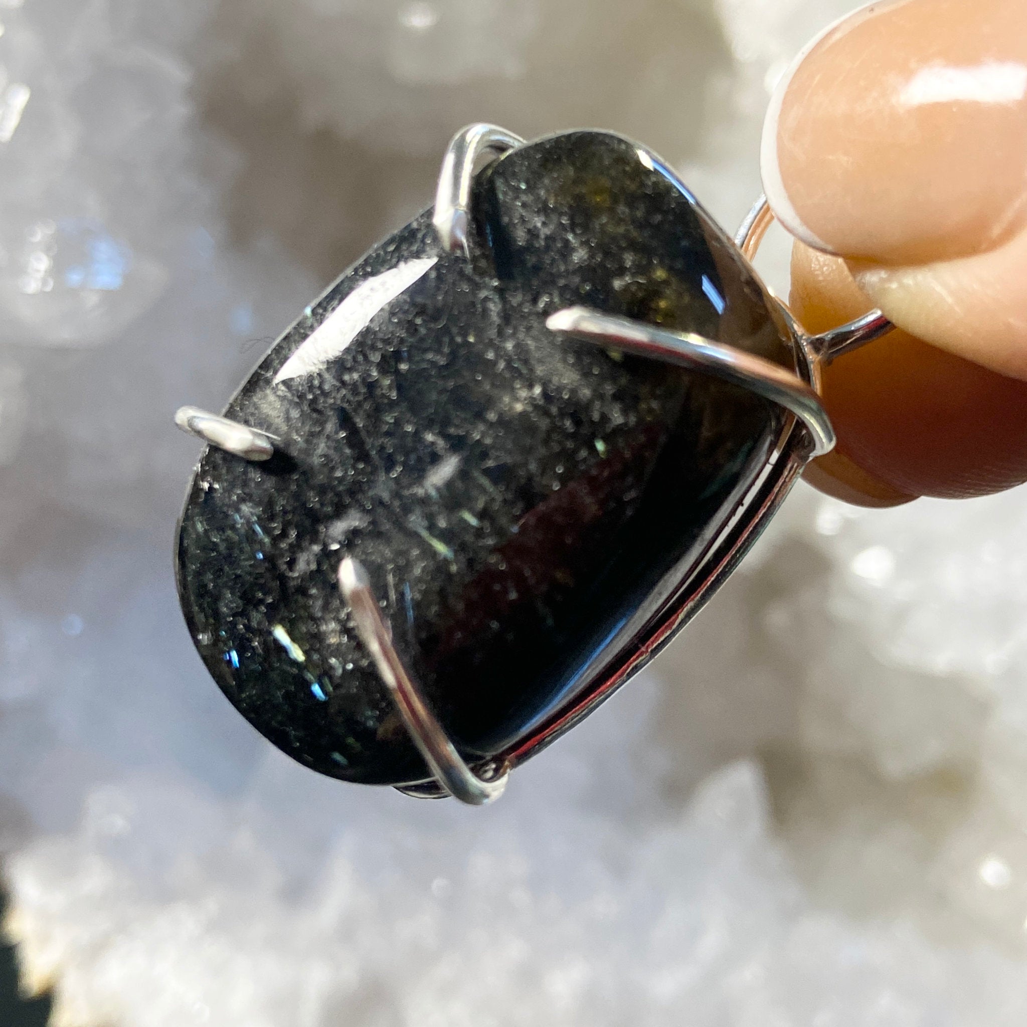 Nuummite Pendant - Bespoke by Song of the Sea