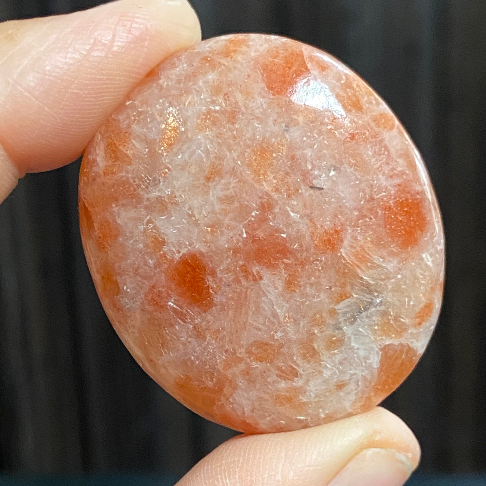High-Grade Sunstone Palmstone