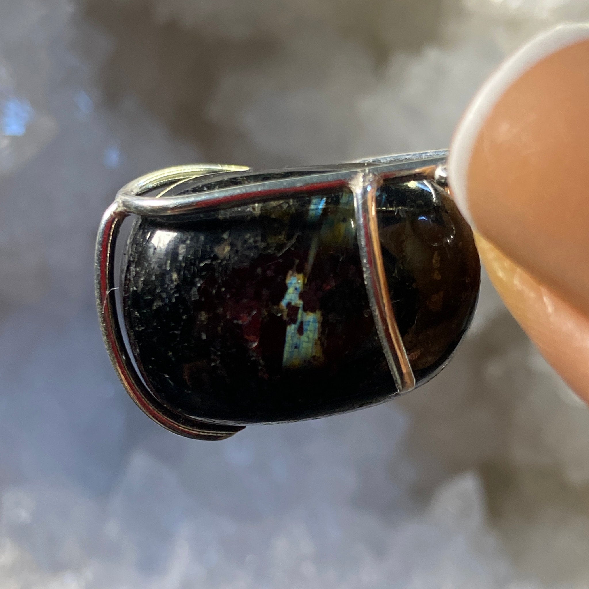 Nuummite Pendant - Bespoke by Song of the Sea