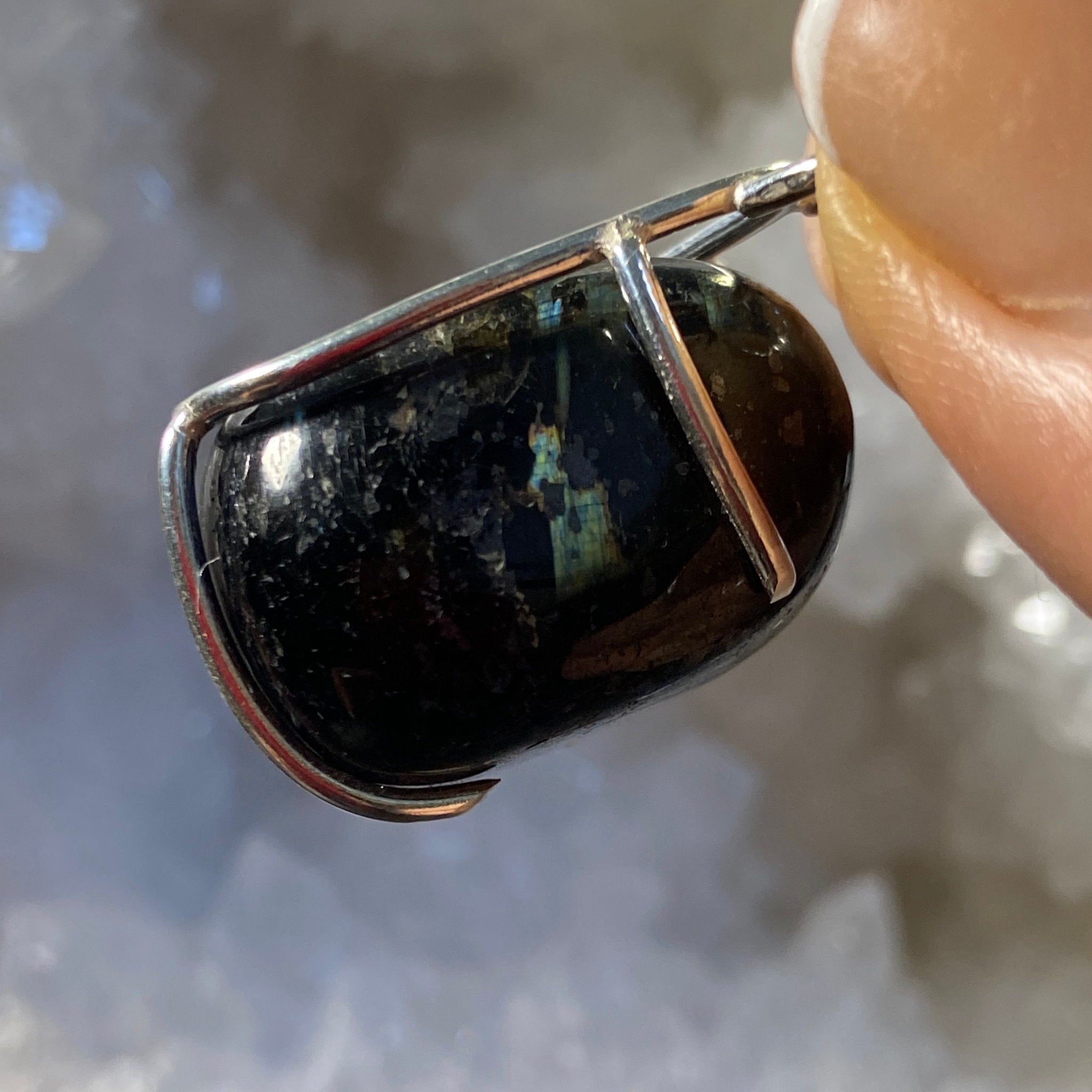 Nuummite Pendant - Bespoke by Song of the Sea