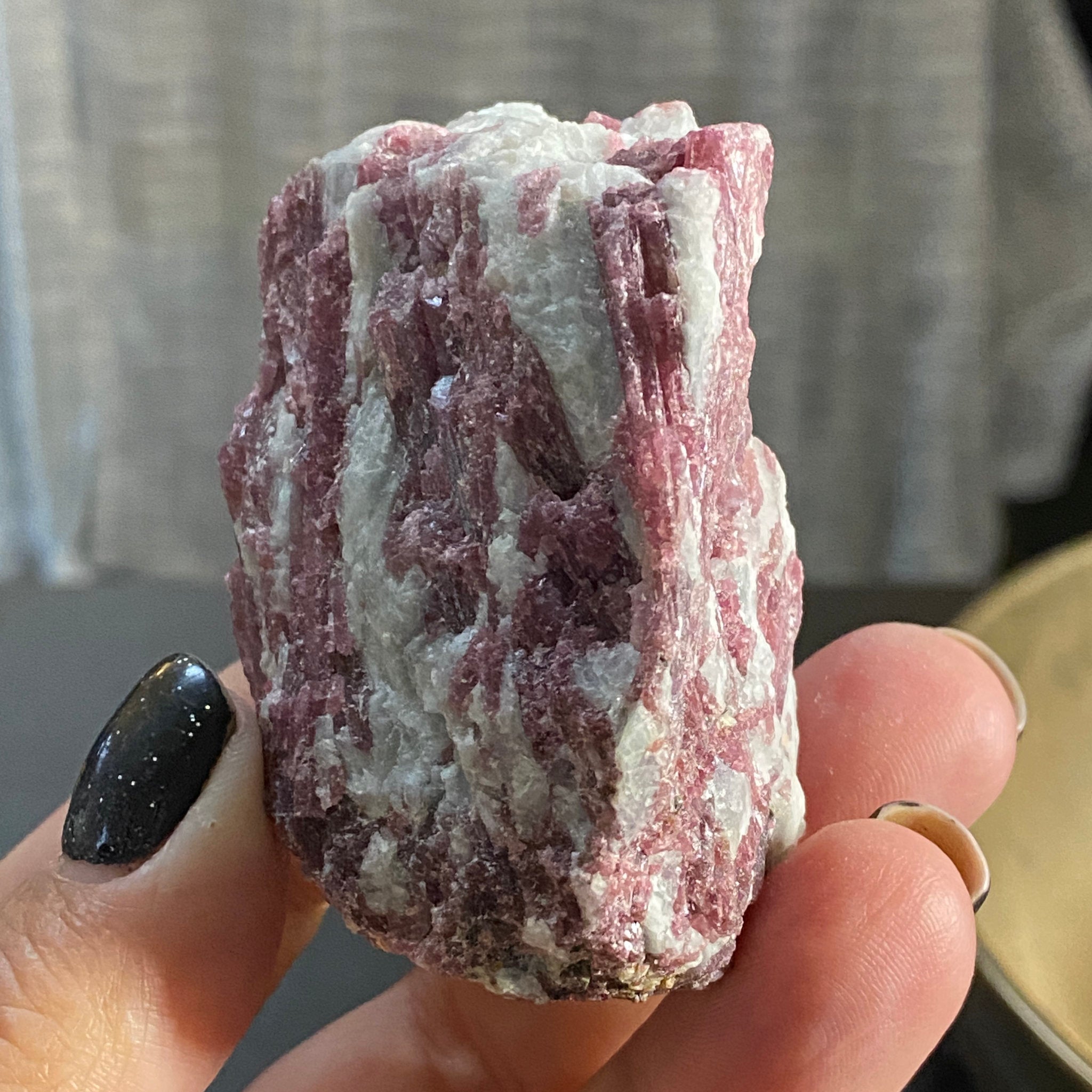 Pink Tourmaline in Quartz - Rubellite