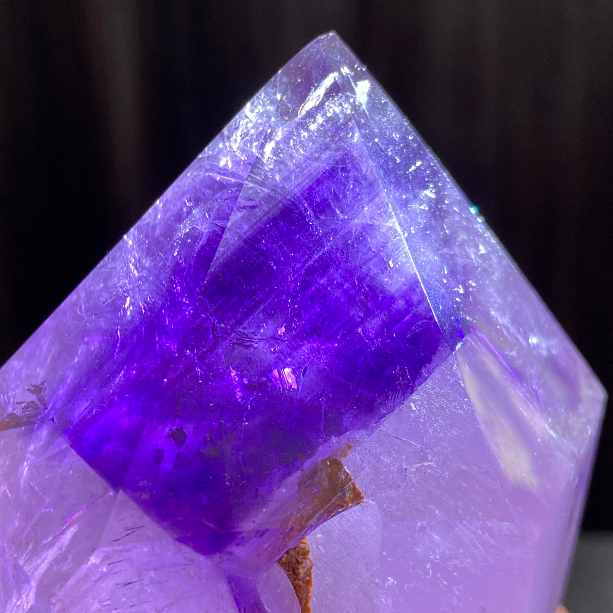 Bolivian Smoky Amethyst Phantom Point