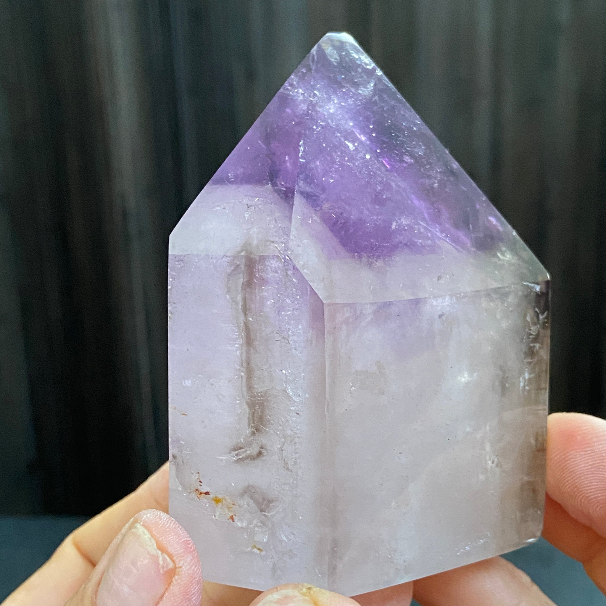 Bolivian Smoky Amethyst Phantom Point