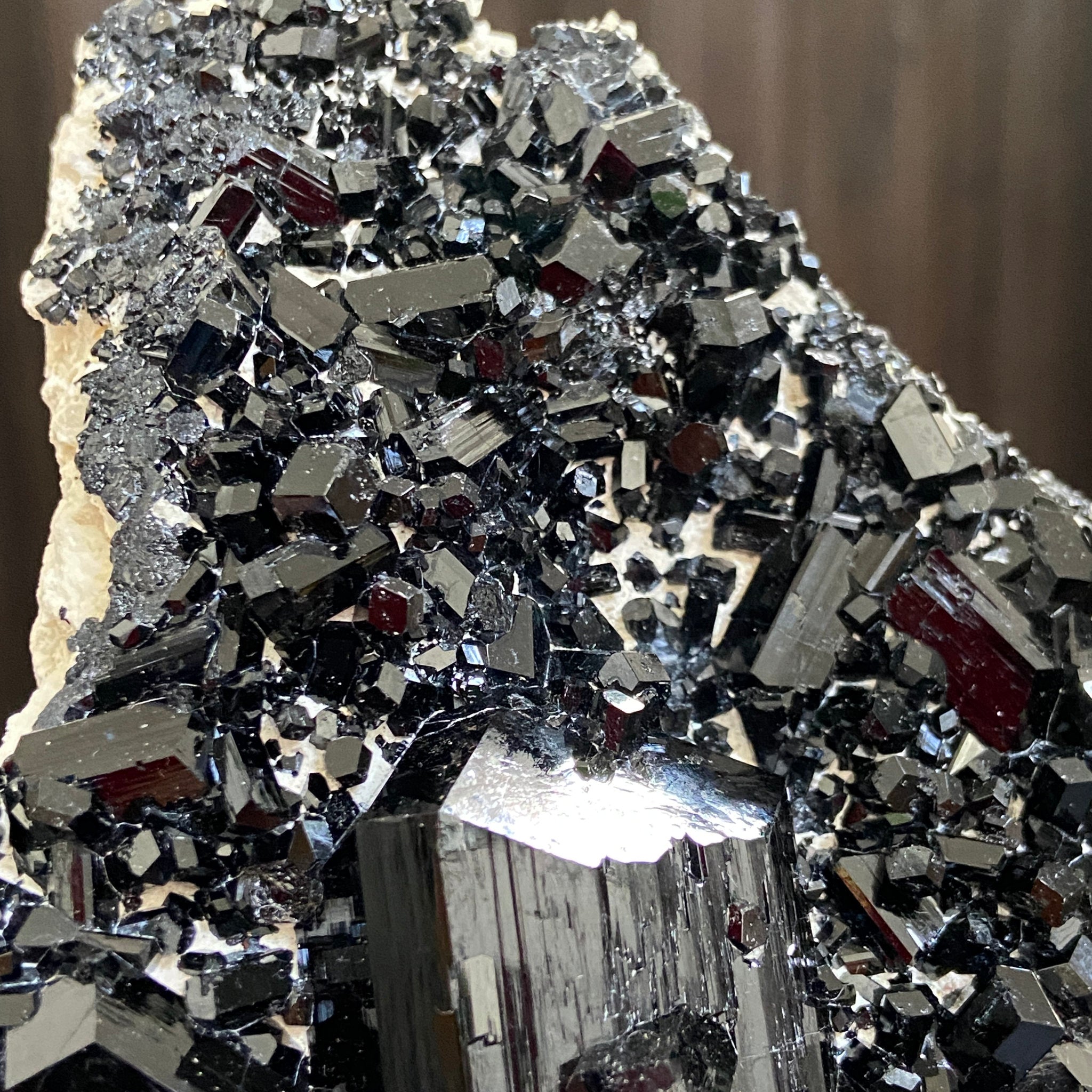 AAA Namibian Black Tourmaline Crystal Cluster
