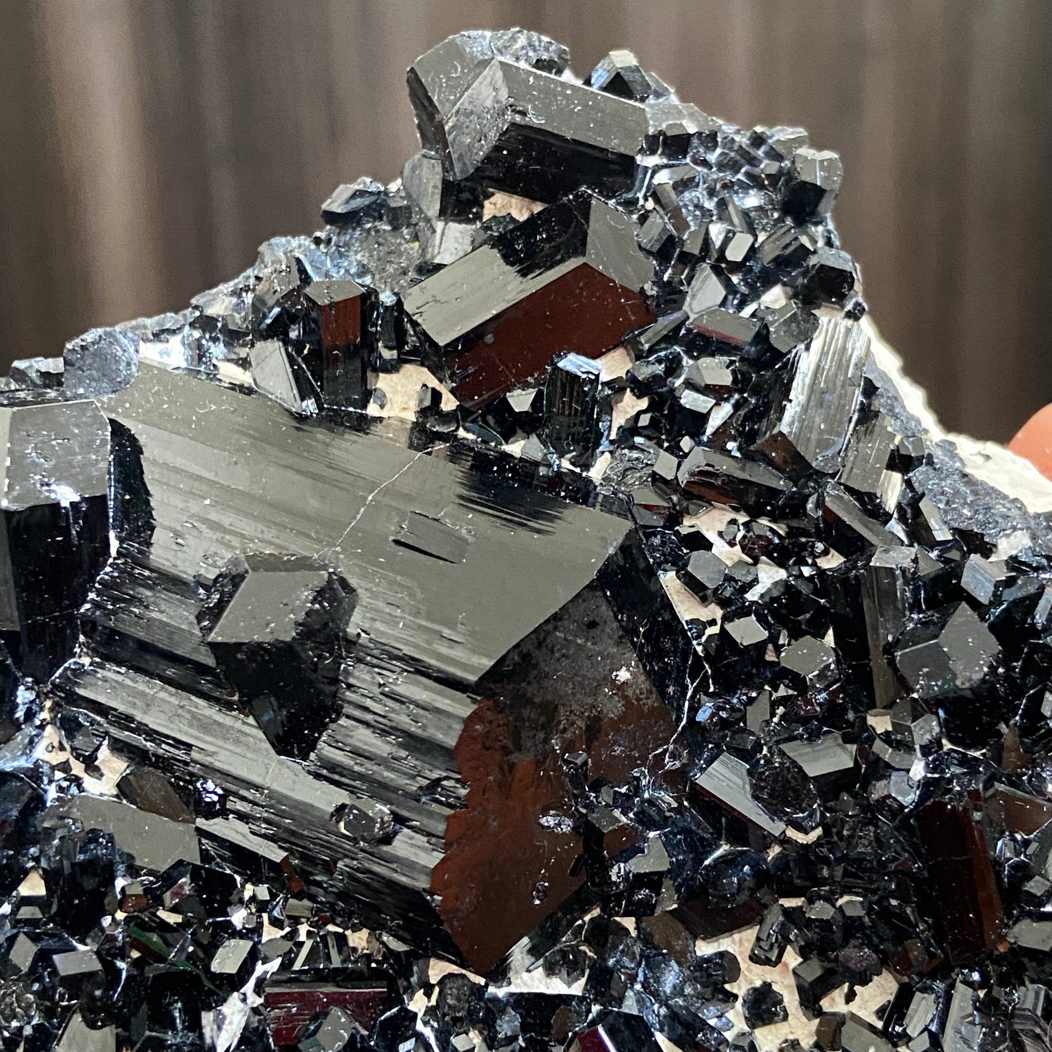 AAA Namibian Black Tourmaline Crystal Cluster