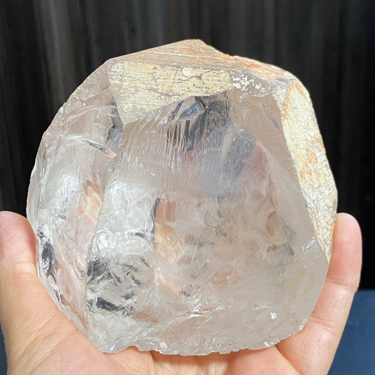 Large Ice-Clear Quartz Crystal with Termination